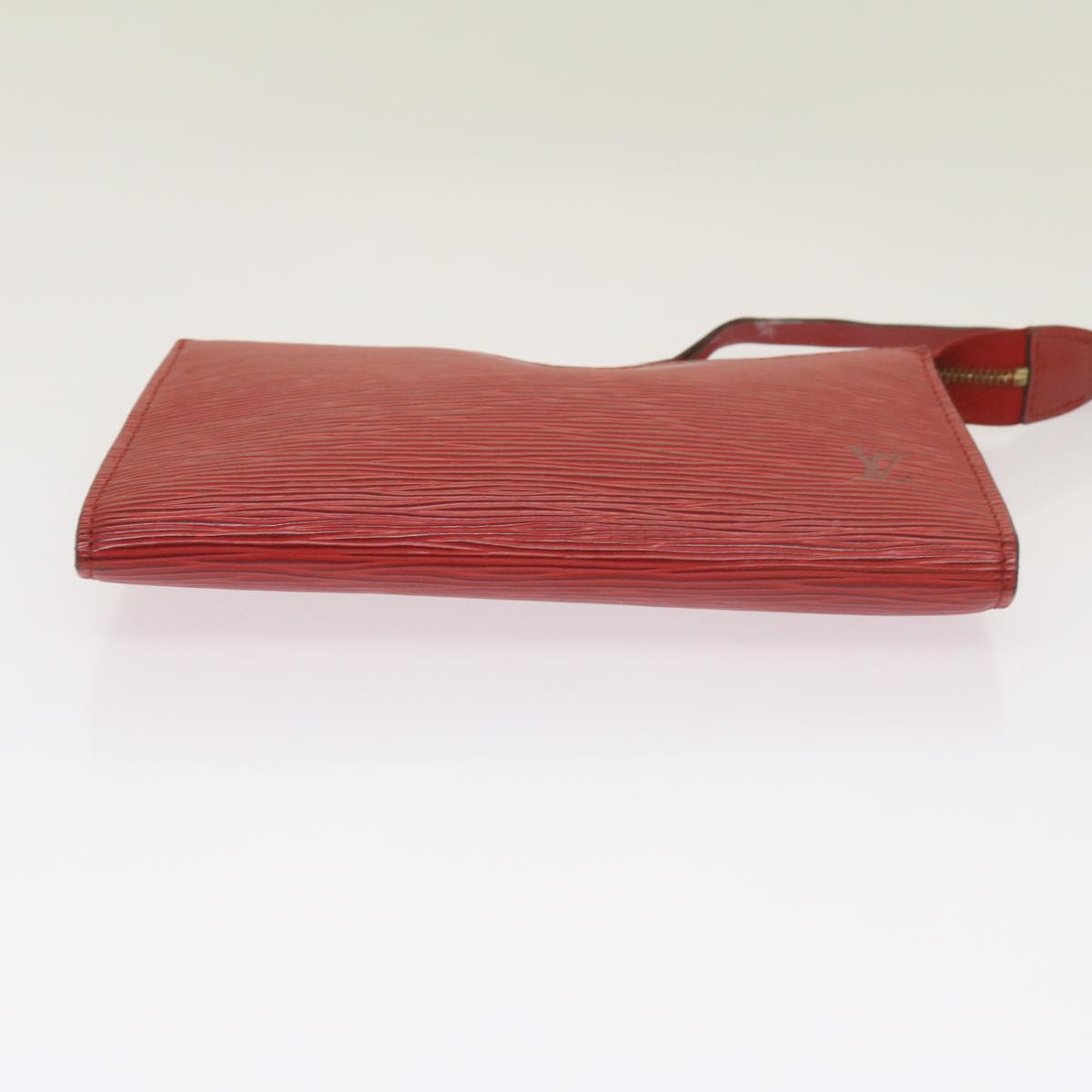 LOUIS VUITTON Epi Pochette Accessoires Accessory Pouch Red M52987 Auth 66760