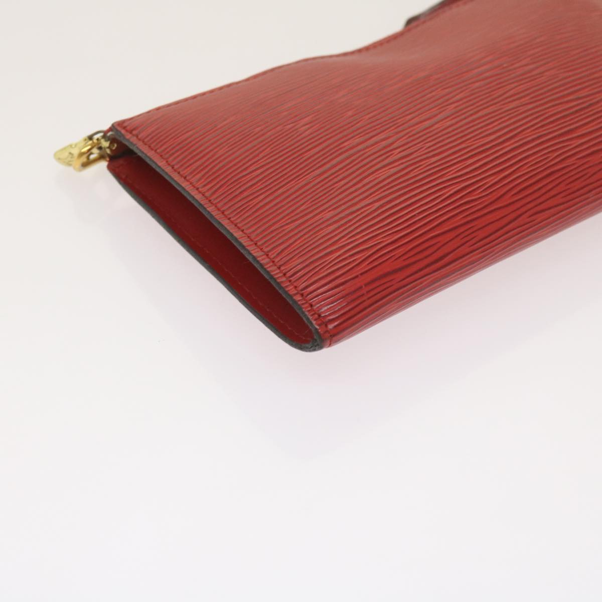 LOUIS VUITTON Epi Pochette Accessoires Accessory Pouch Red M52987 Auth 66760