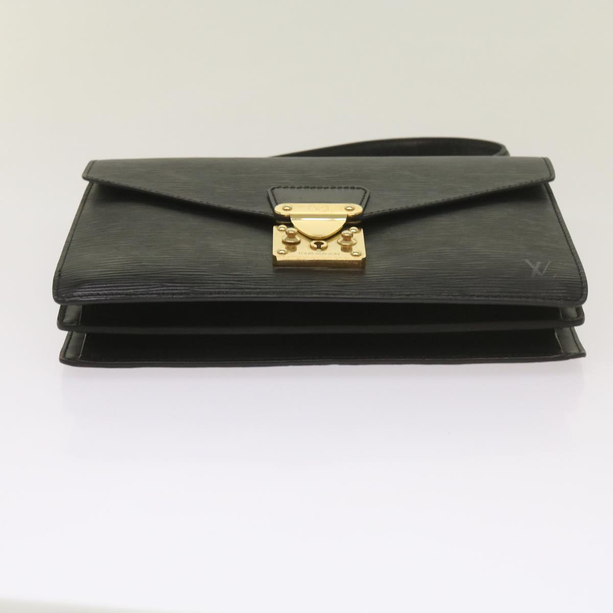 LOUIS VUITTON Epi Concorde Hand Bag Black M52132 LV Auth 66763