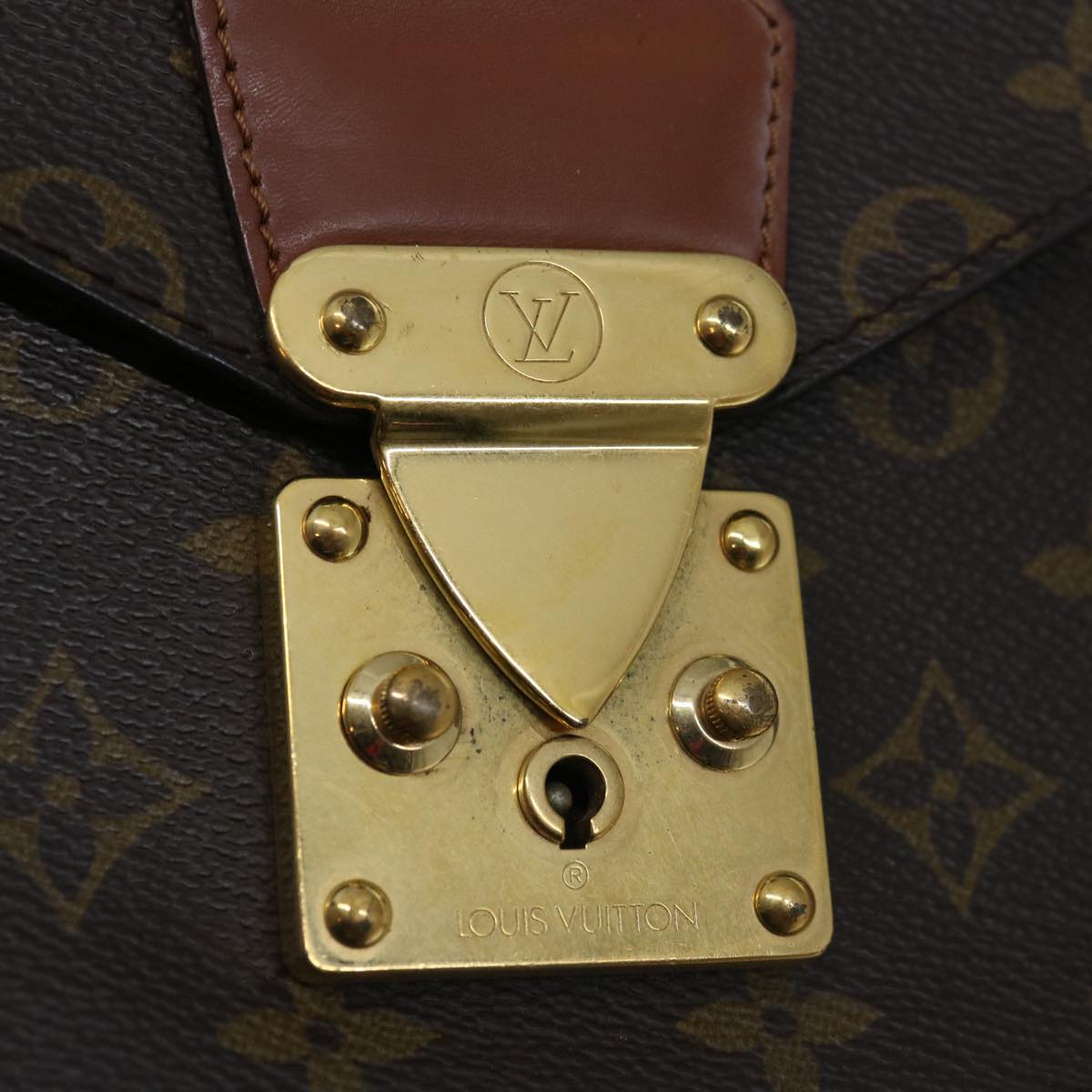 LOUIS VUITTON Monogram Monceau 28 Hand Bag 2way M51185 LV Auth 66764