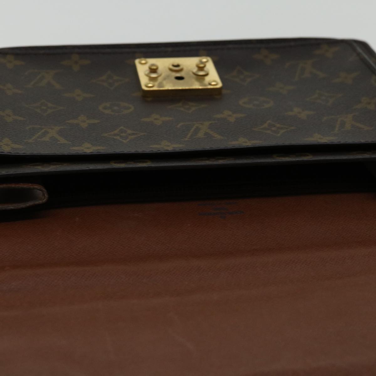 LOUIS VUITTON Monogram Monceau 28 Hand Bag 2way M51185 LV Auth 66764