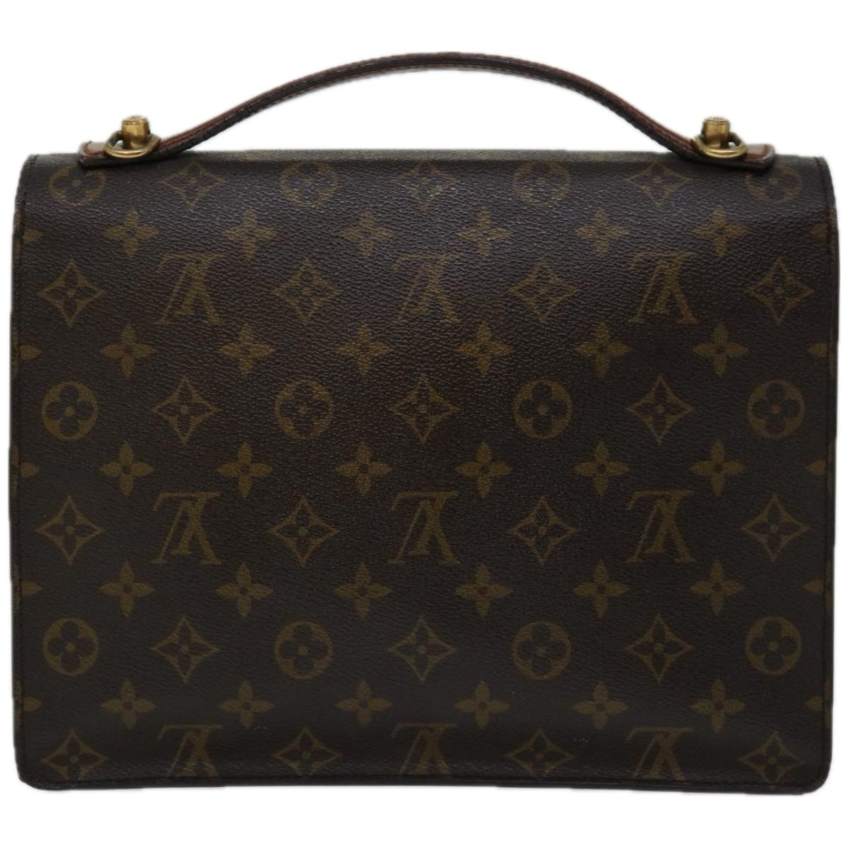 LOUIS VUITTON Monogram Monceau 28 Hand Bag 2way M51185 LV Auth 66764