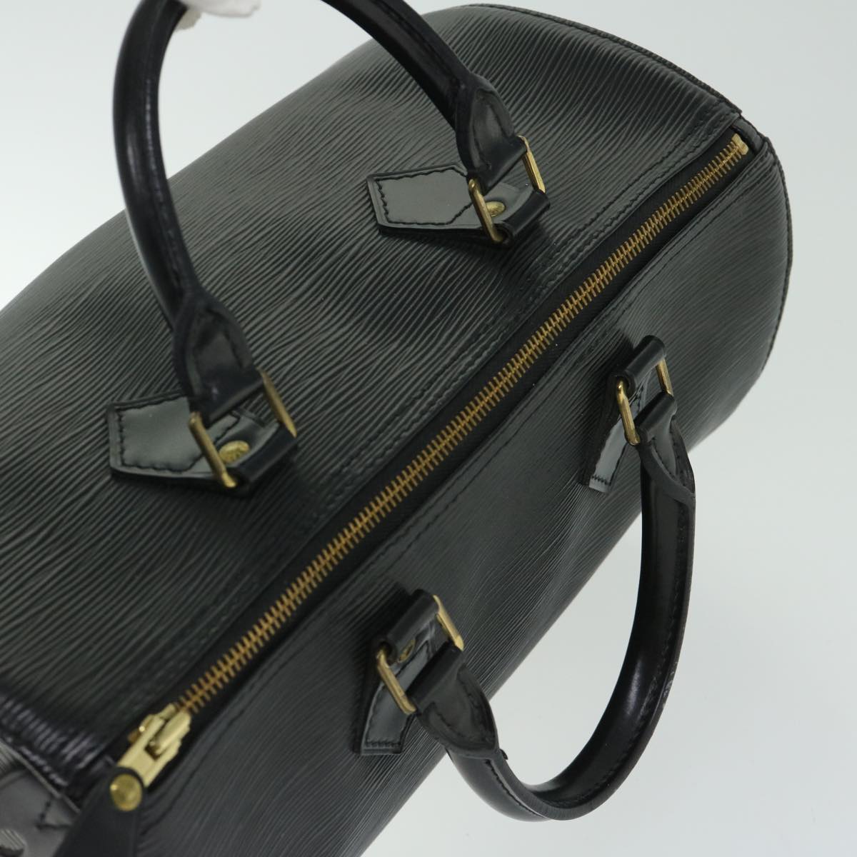 LOUIS VUITTON Epi Speedy 35 Hand Bag Black M42992 LV Auth 66778