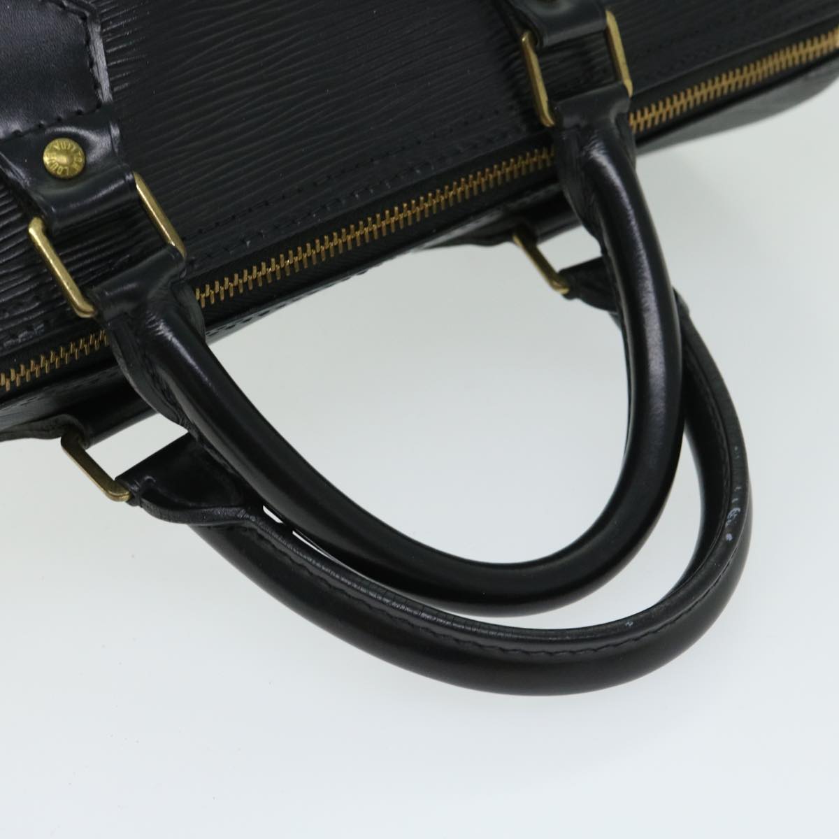 LOUIS VUITTON Epi Speedy 35 Hand Bag Black M42992 LV Auth 66778