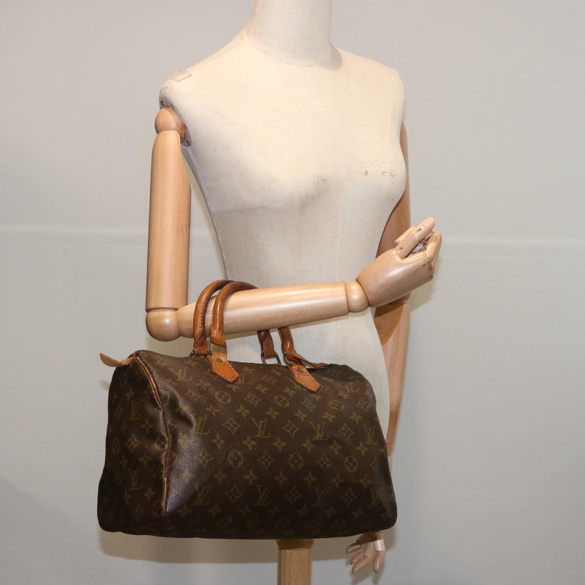 LOUIS VUITTON Monogram Speedy 30 Hand Bag Vintage M41526 LV Auth 66794