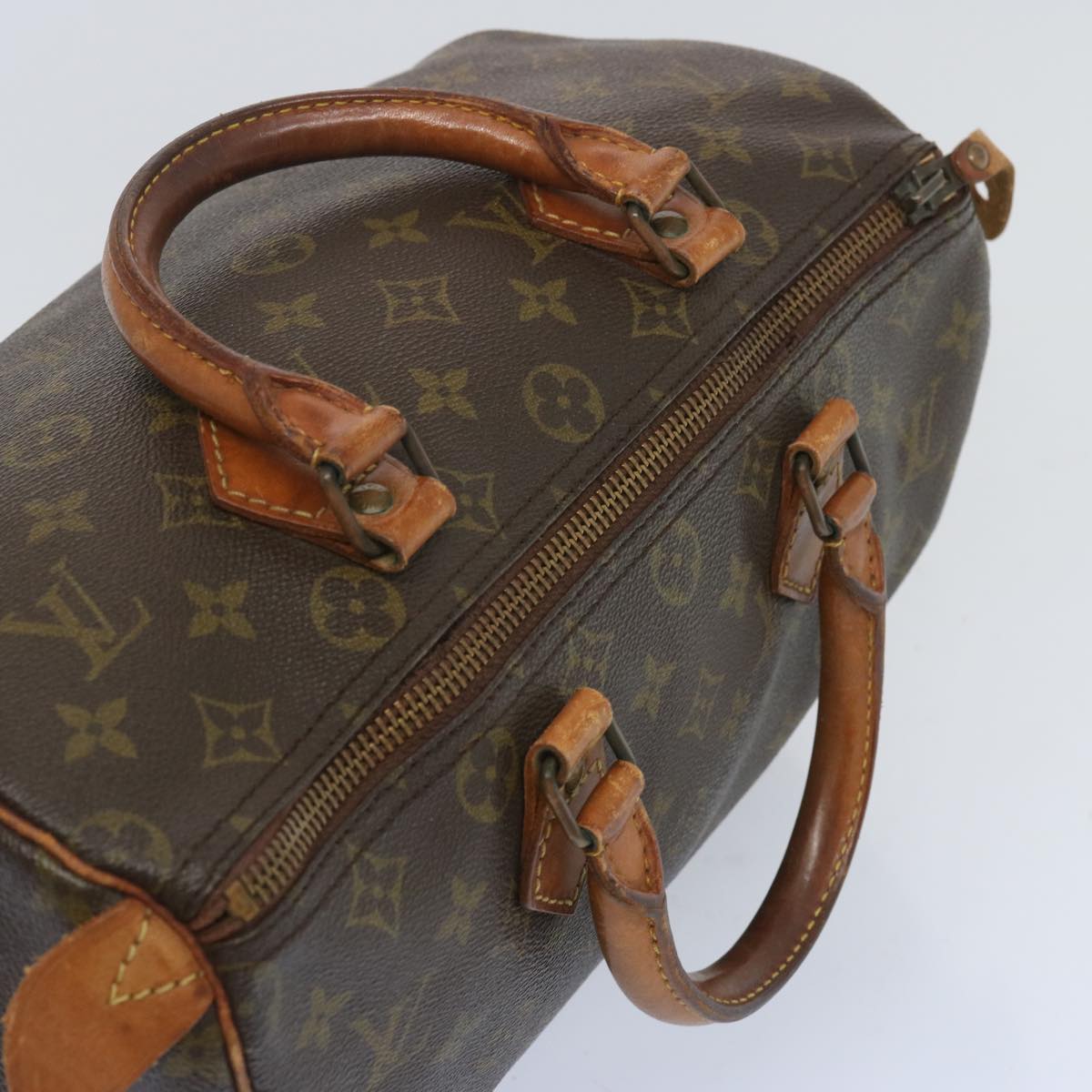 LOUIS VUITTON Monogram Speedy 30 Hand Bag Vintage M41526 LV Auth 66794