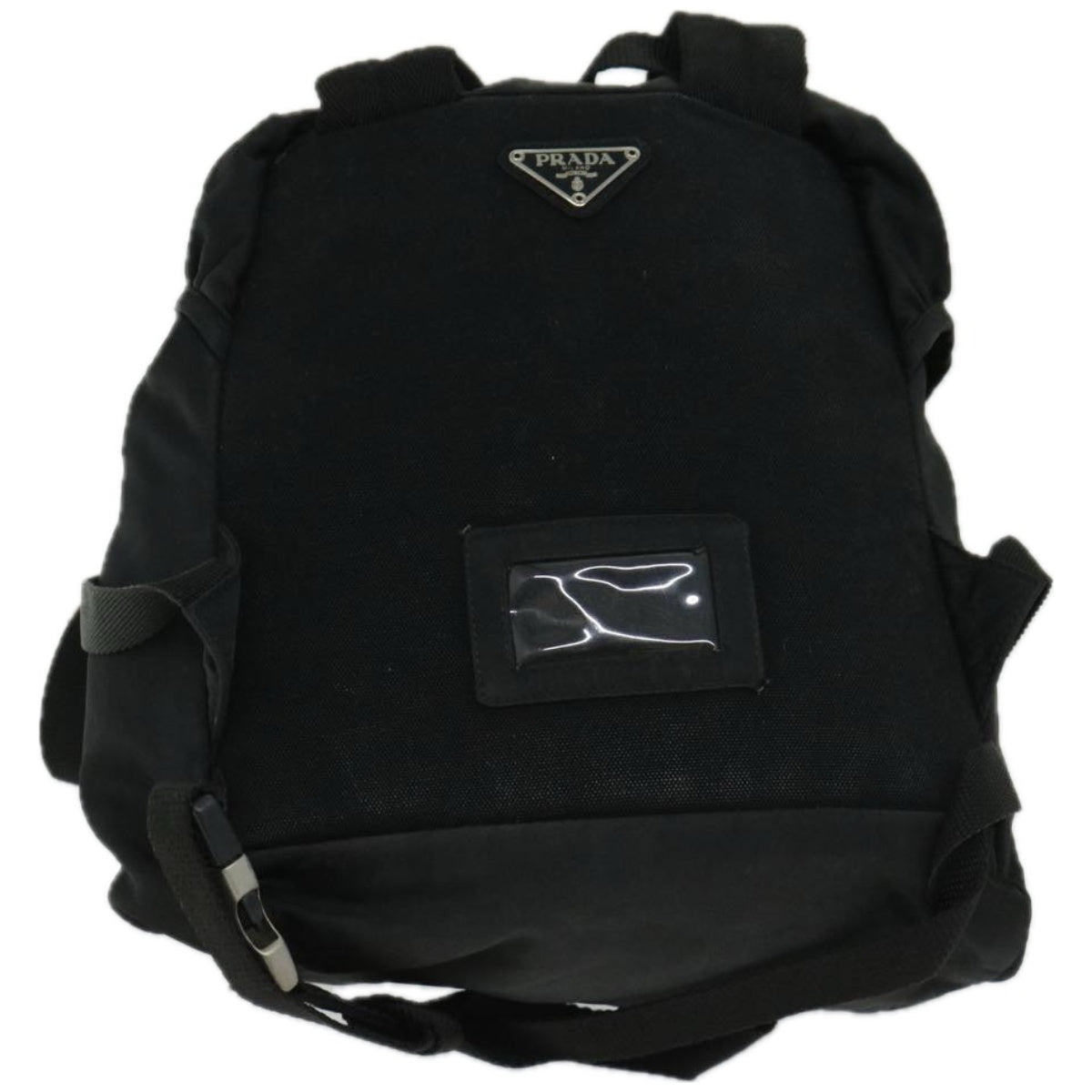 PRADA Backpack Nylon Black Auth 66809