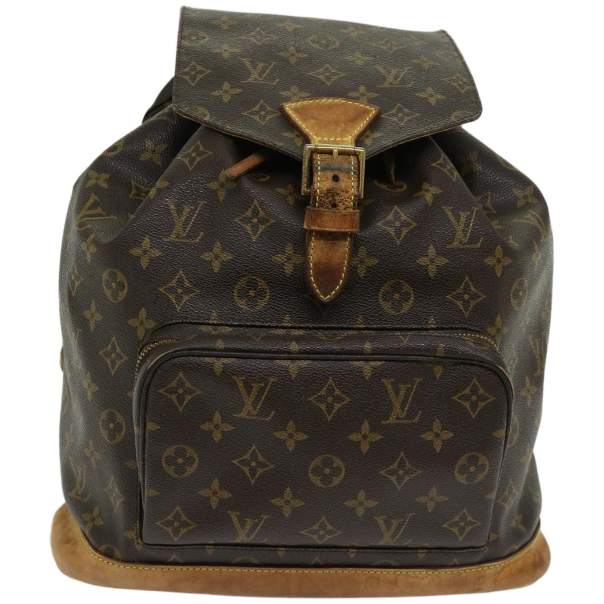 LOUIS VUITTON Monogram Montsouris GM Backpack M51135 LV Auth 66825