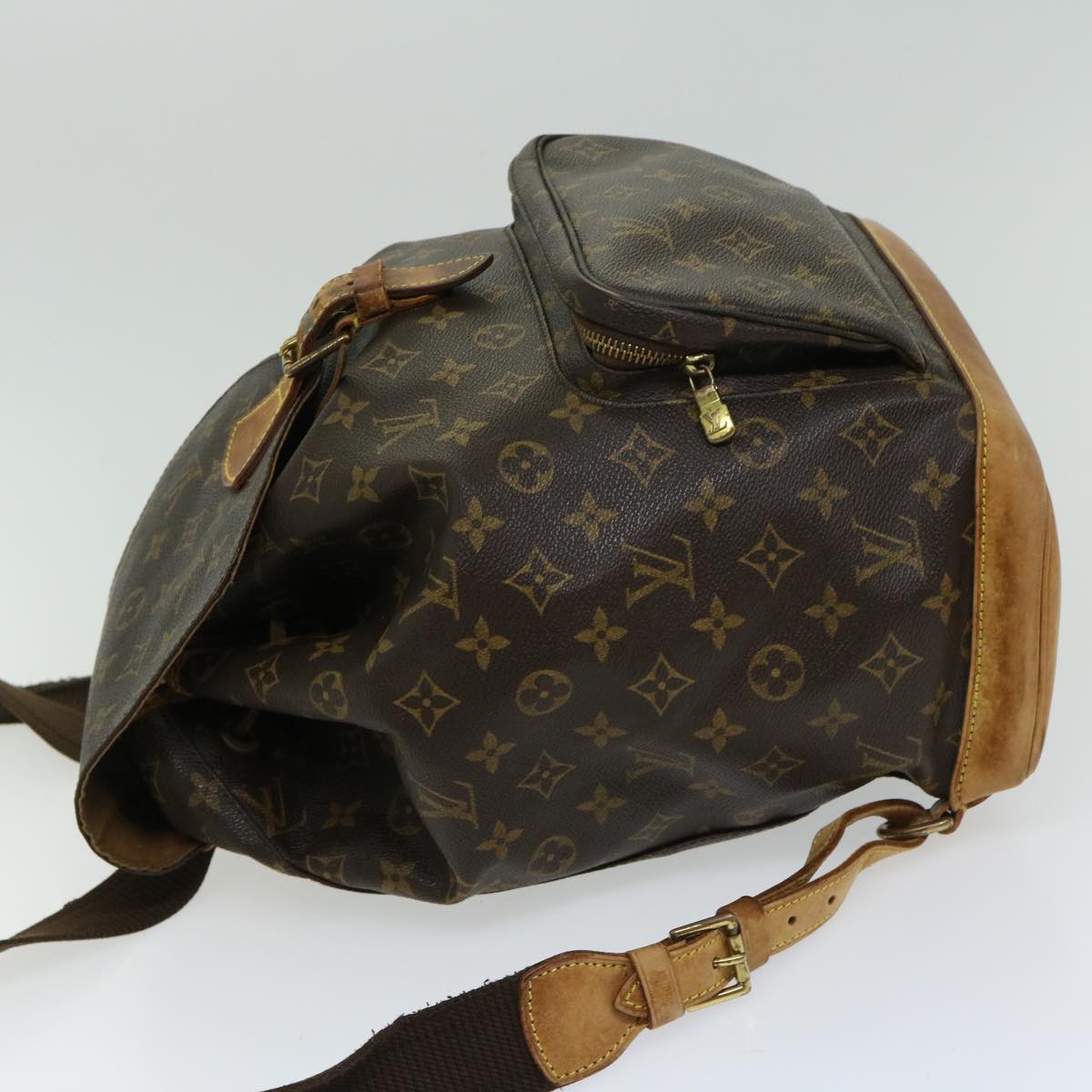 LOUIS VUITTON Monogram Montsouris GM Backpack M51135 LV Auth 66825