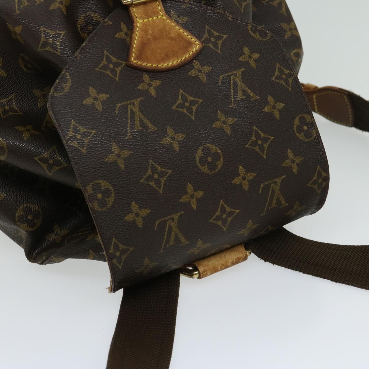 LOUIS VUITTON Monogram Montsouris GM Backpack M51135 LV Auth 66825