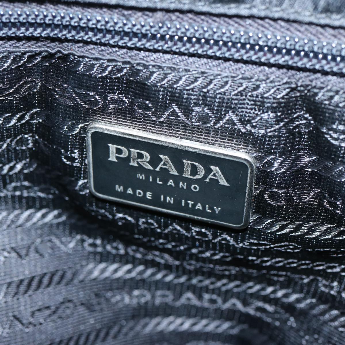 PRADA Tote Bag Nylon Green Auth 66829