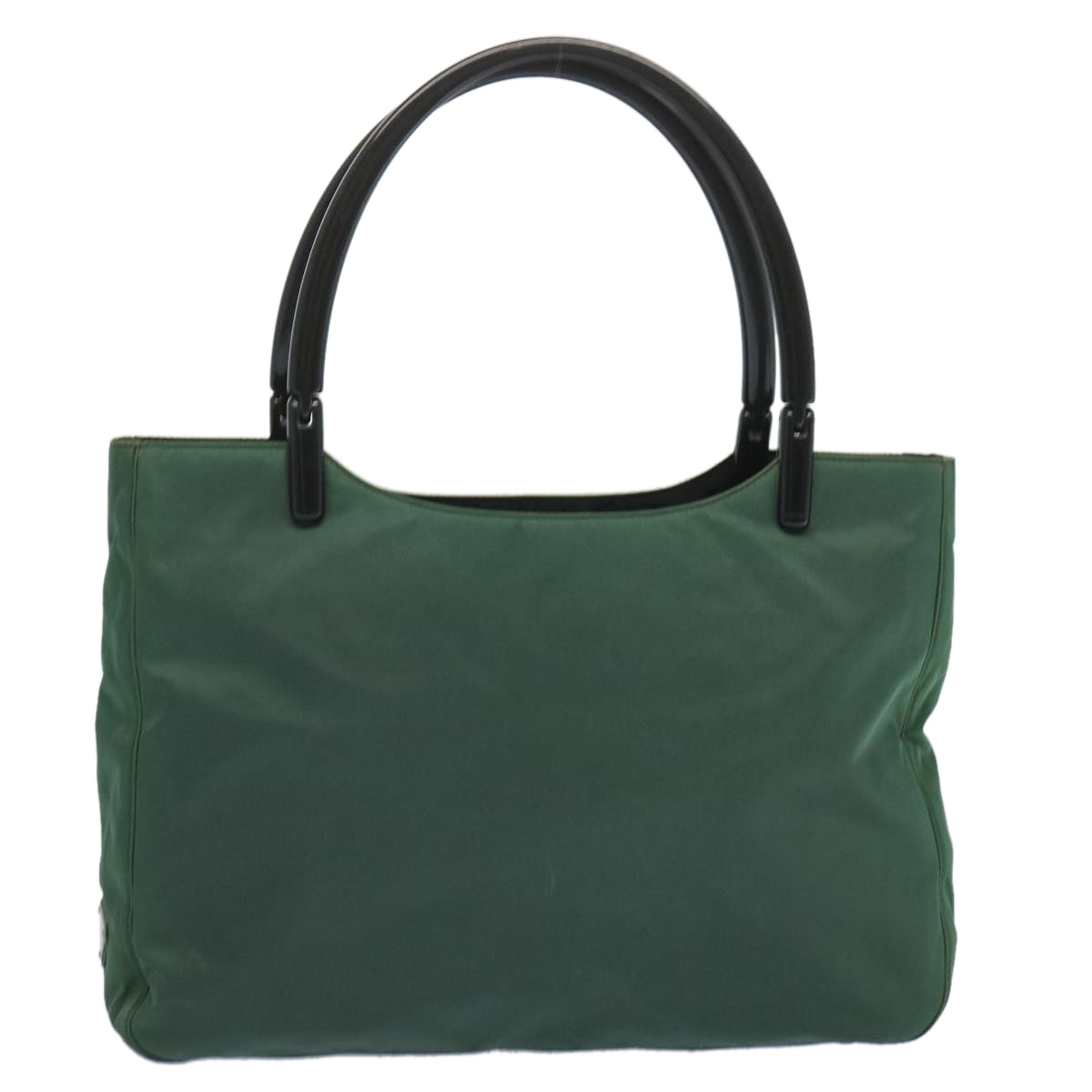 PRADA Tote Bag Nylon Green Auth 66829