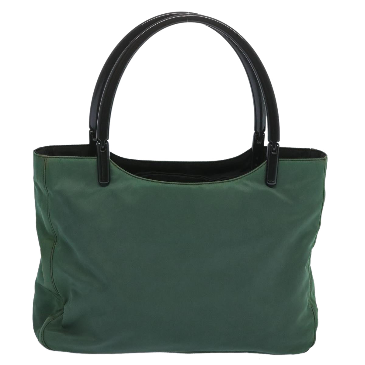 PRADA Tote Bag Nylon Green Auth 66829