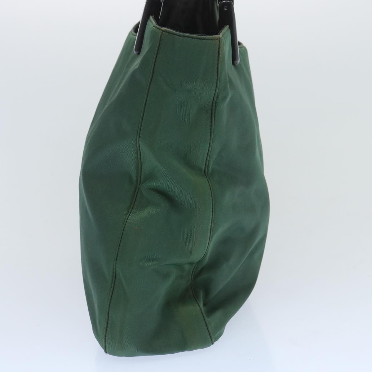 PRADA Tote Bag Nylon Green Auth 66829