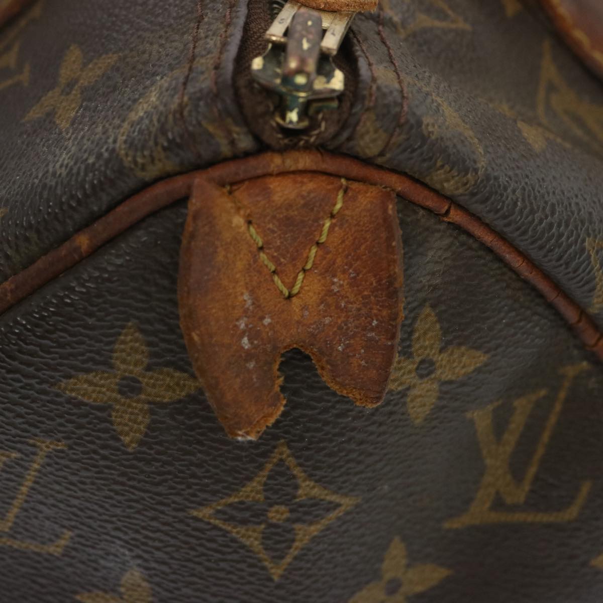 LOUIS VUITTON Monogram Speedy 25 Hand Bag M41528 LV Auth 66839