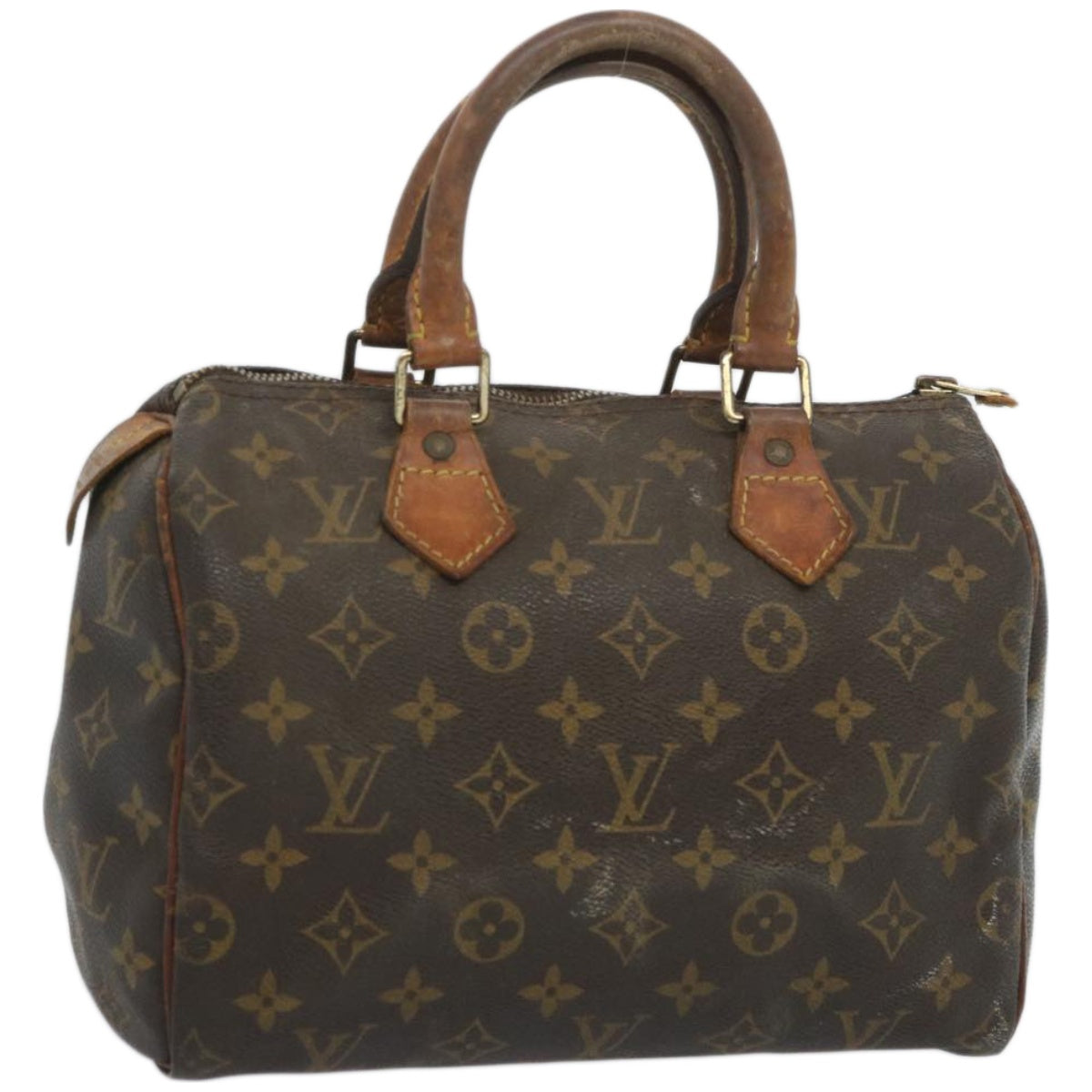 LOUIS VUITTON Monogram Speedy 25 Hand Bag M41528 LV Auth 66839