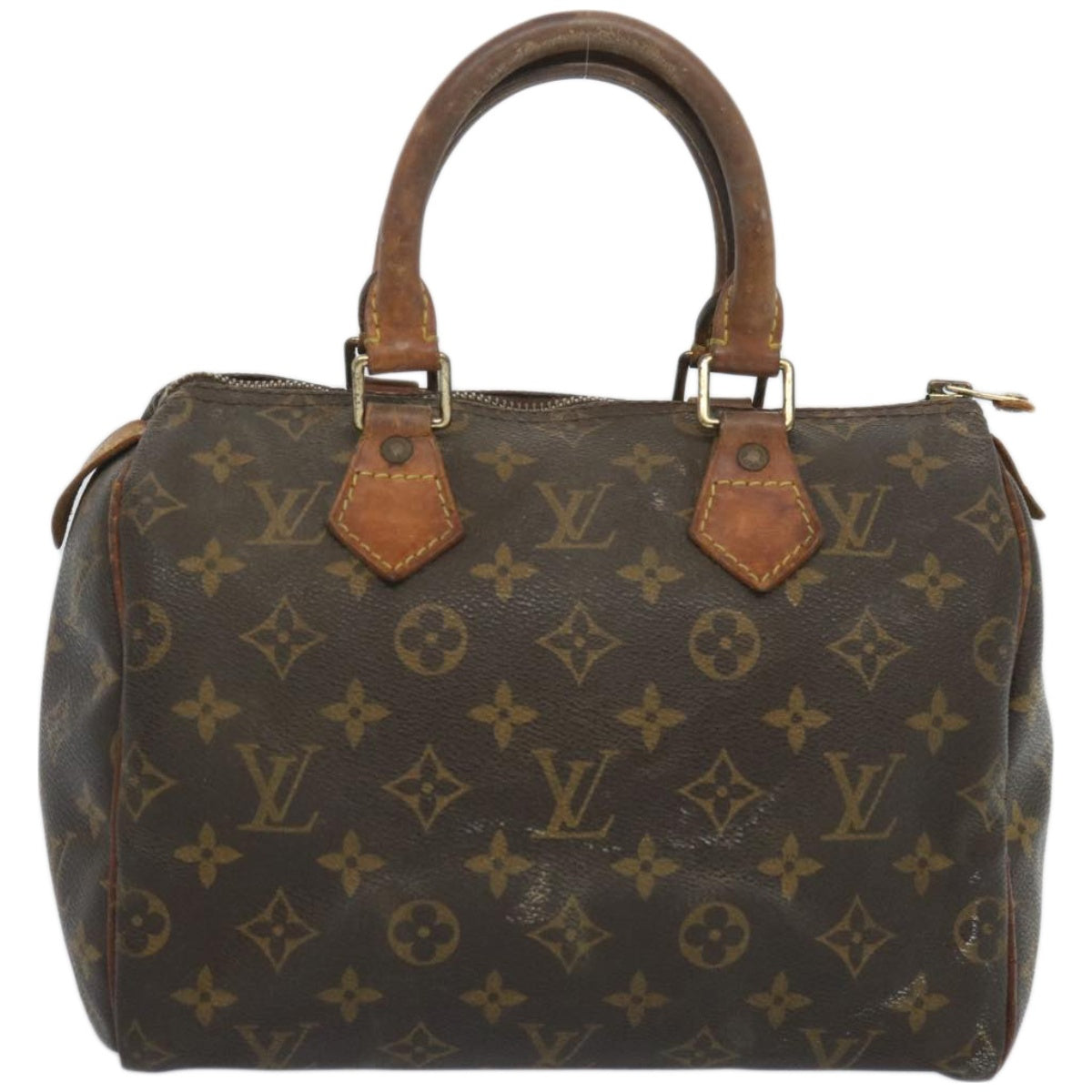 LOUIS VUITTON Monogram Speedy 25 Hand Bag M41528 LV Auth 66839