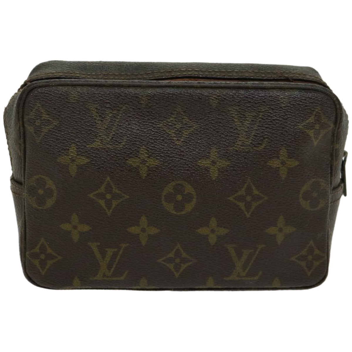 LOUIS VUITTON Monogram Trousse Toilette 18 Pouch M47526 LV Auth 66855