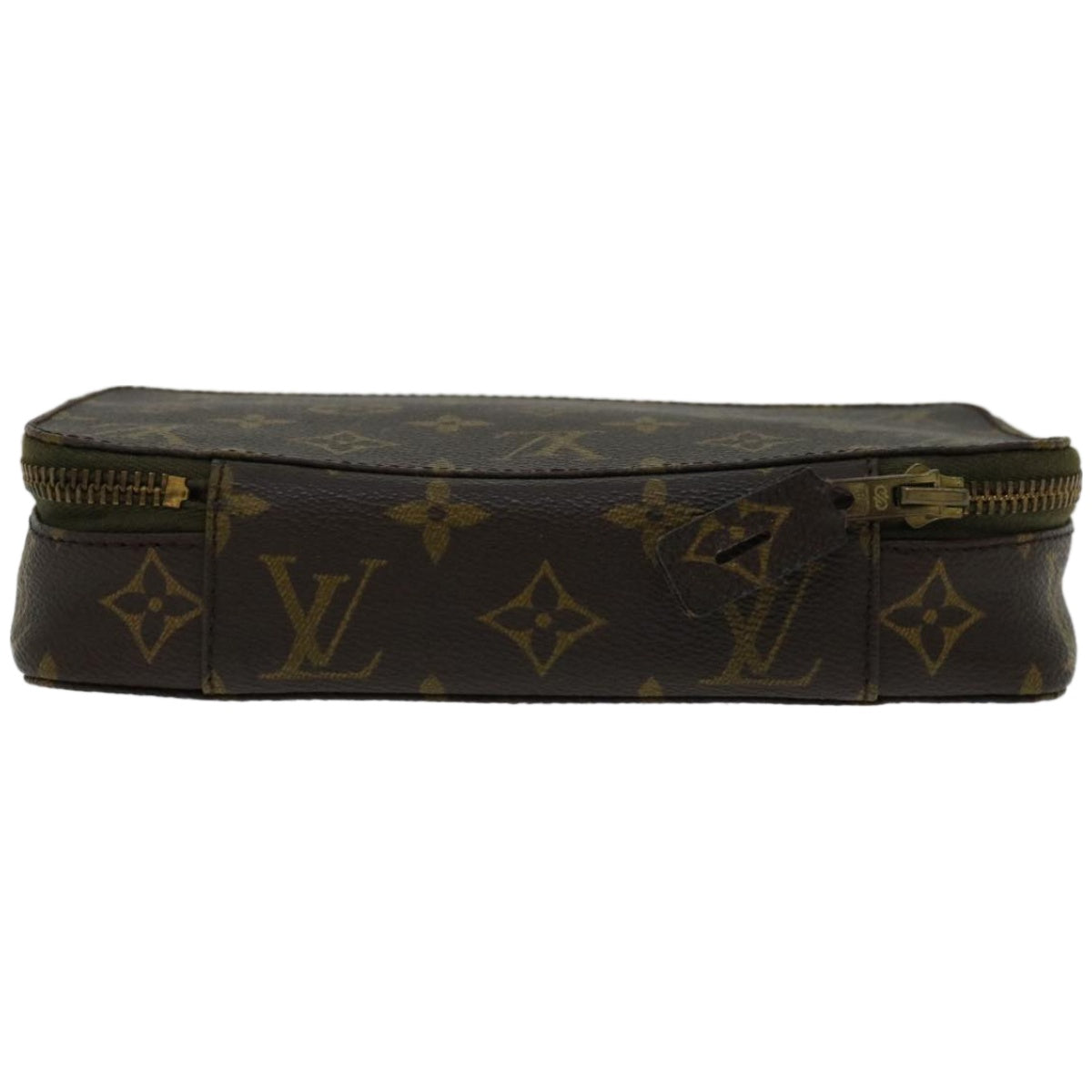 LOUIS VUITTON Monogram Poche Monte Carlo Jewelry Box M47352 LV Auth 66857