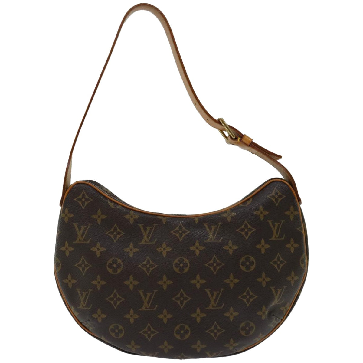 LOUIS VUITTON Monogram Croissant MM Shoulder Bag M51512 LV Auth 66863