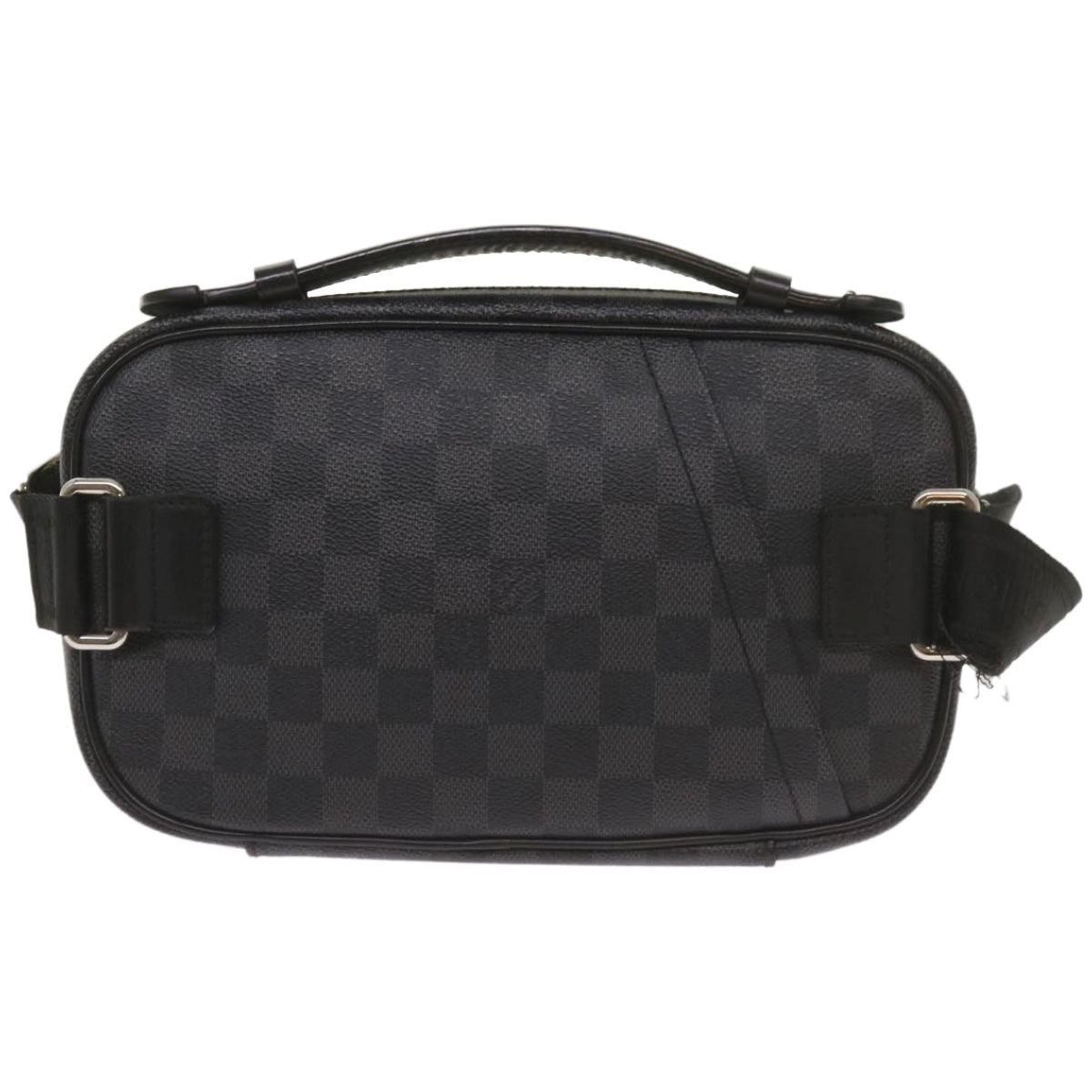 LOUIS VUITTON Damier Graphite Ambreil Shoulder Bag N41289 LV Auth 66872