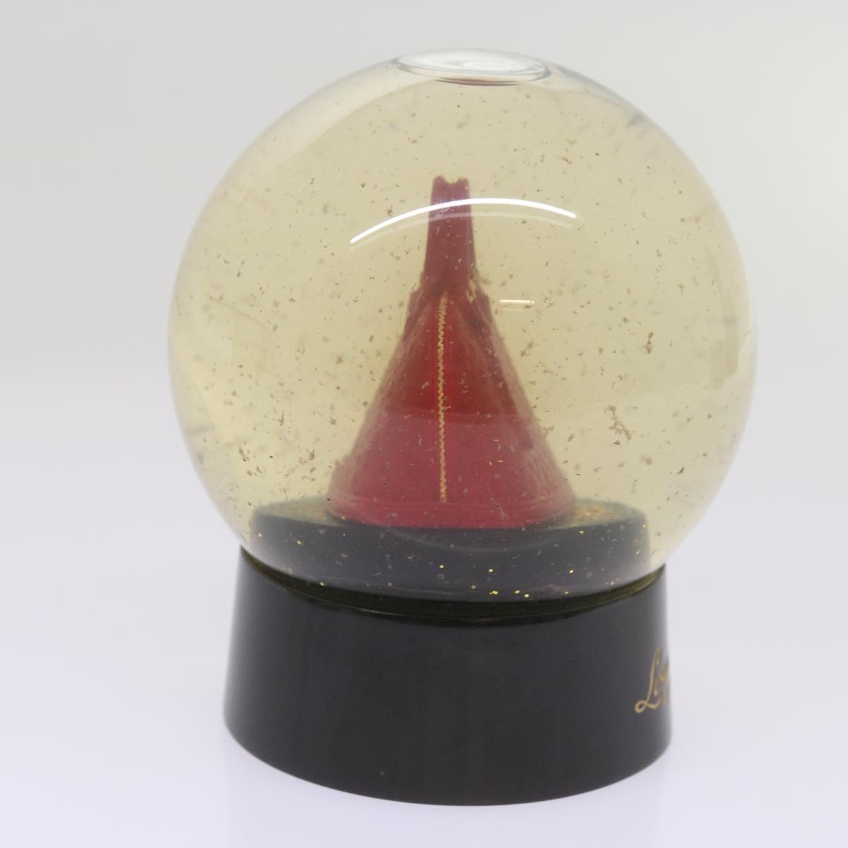 LOUIS VUITTON Snow Globe Alma VIP Limited Clear Red LV Auth 66884