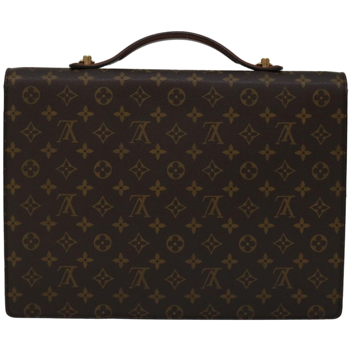 LOUIS VUITTON Monogram Porte Documents Bandouliere Bag M53338 LV Auth 66888