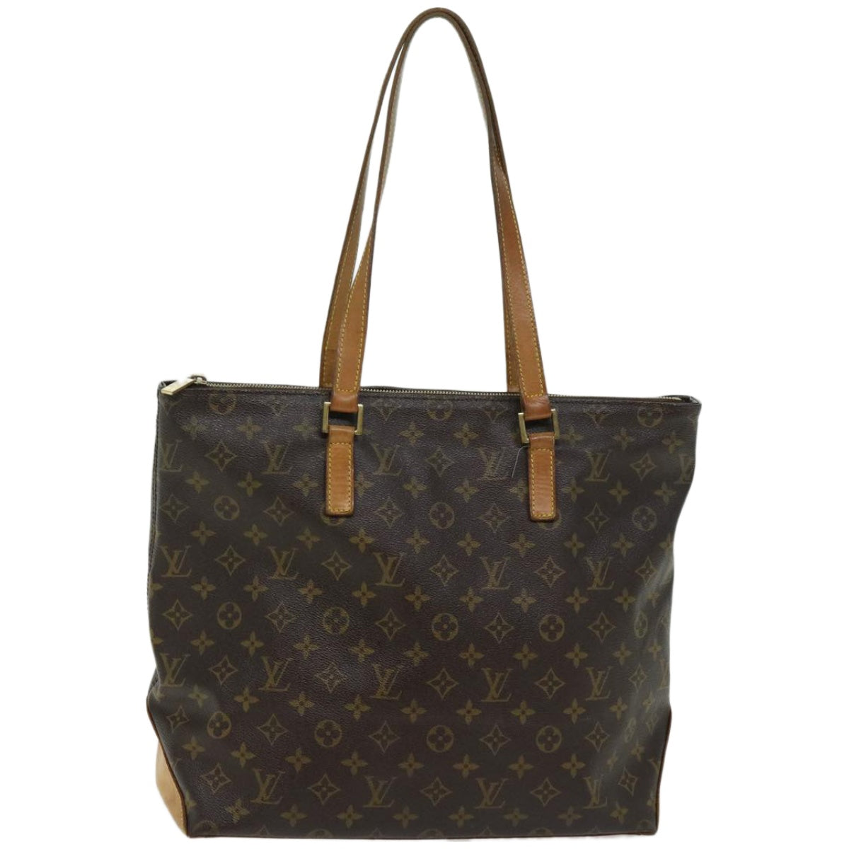 LOUIS VUITTON Monogram Cabas Mezzo Tote Bag M51151 LV Auth 66901