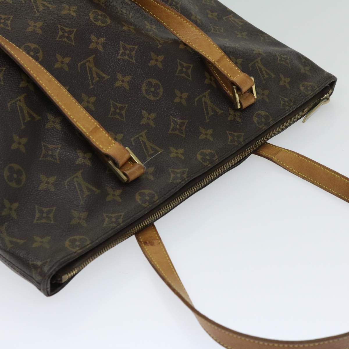 LOUIS VUITTON Monogram Cabas Mezzo Tote Bag M51151 LV Auth 66901