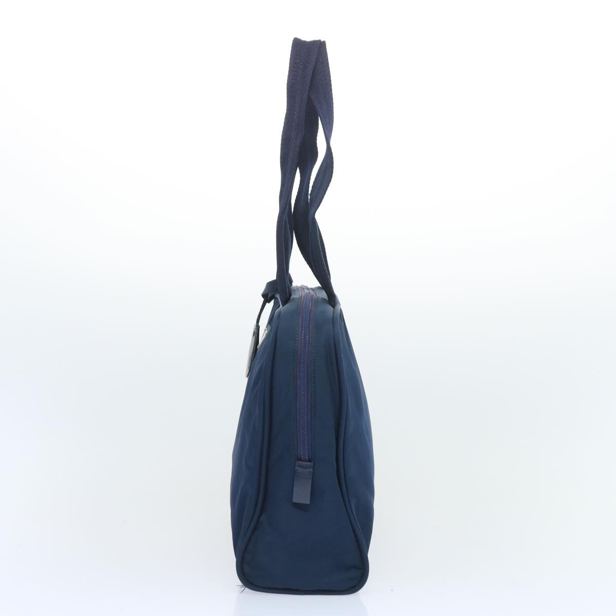 PRADA Hand Bag Nylon Navy Auth 66938