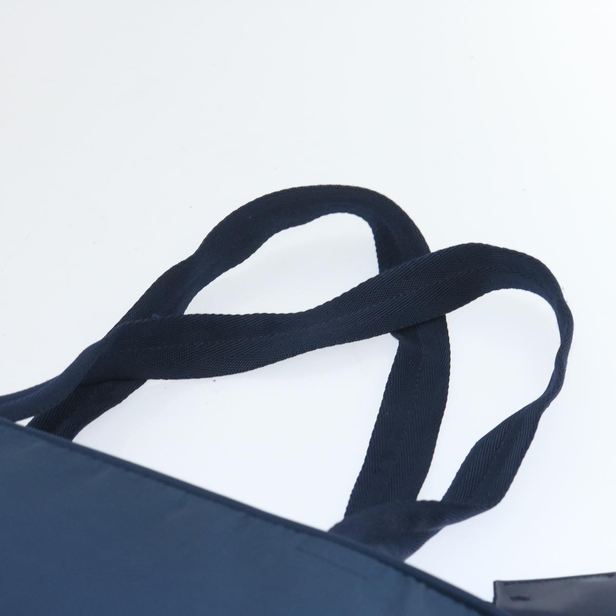 PRADA Hand Bag Nylon Navy Auth 66938