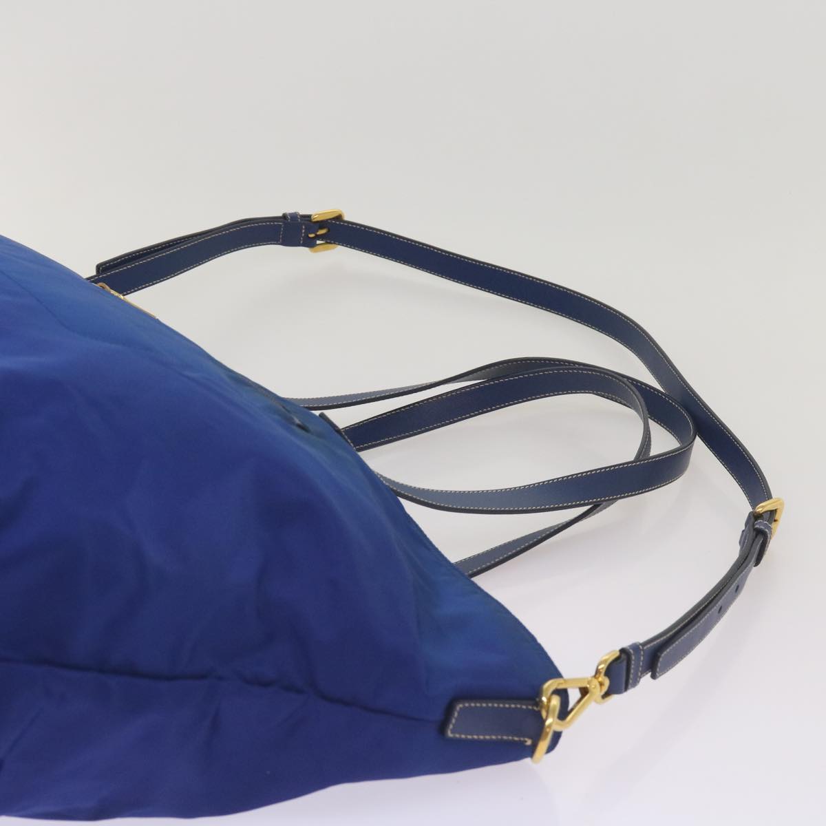 PRADA Tote Bag Nylon 2way Blue Auth 66940