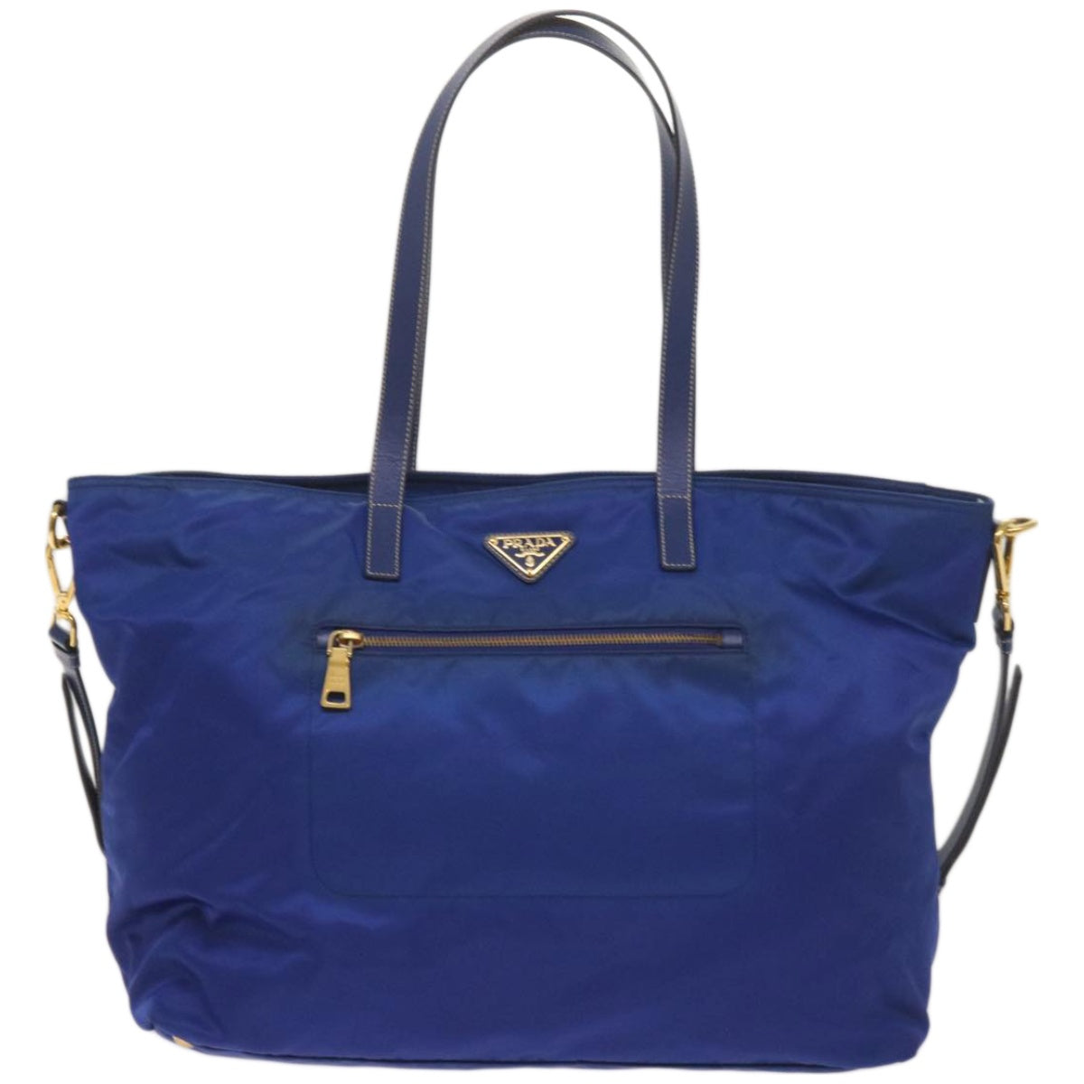 PRADA Tote Bag Nylon 2way Blue Auth 66940