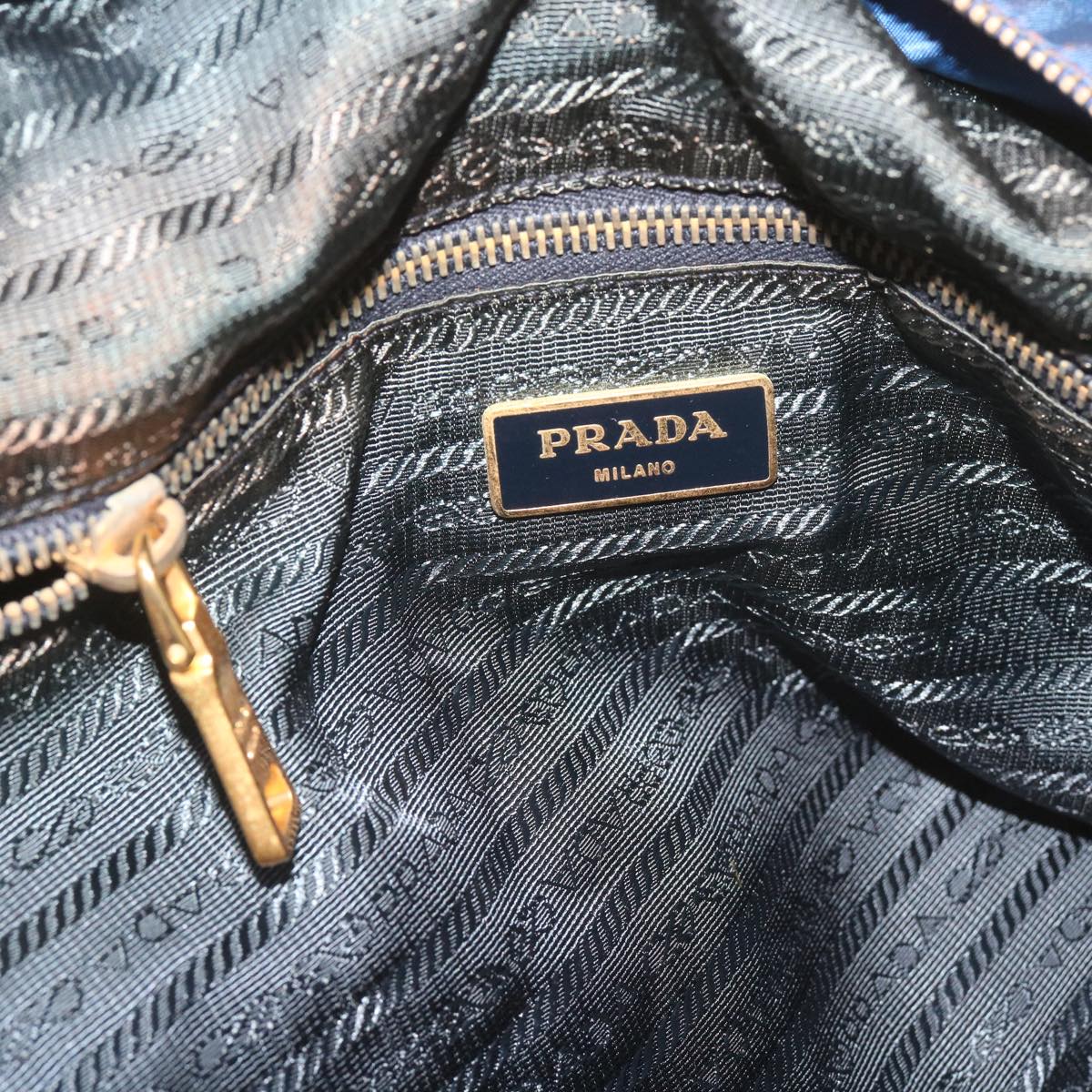 PRADA Tote Bag Nylon 2way Blue Auth 66940