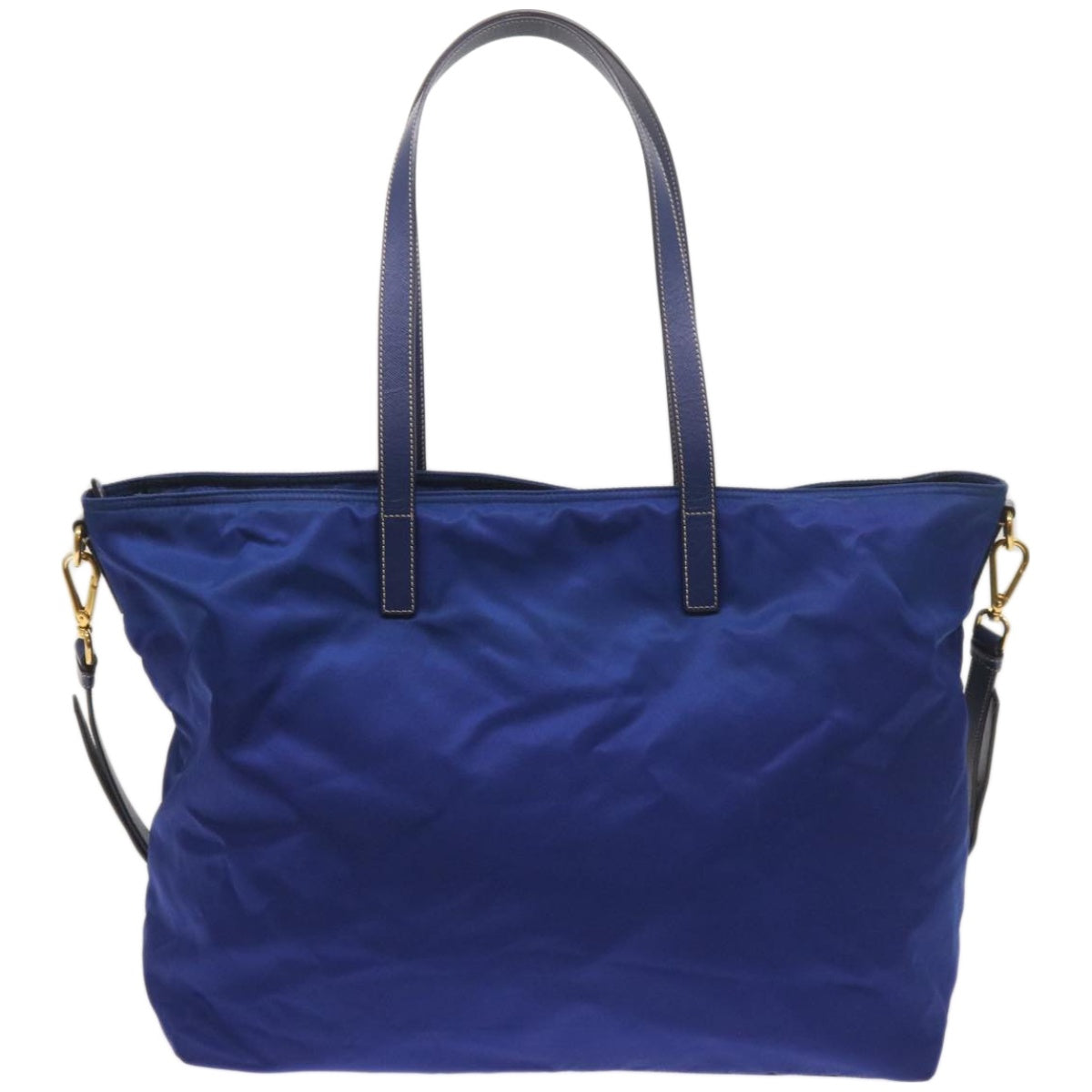 PRADA Tote Bag Nylon 2way Blue Auth 66940