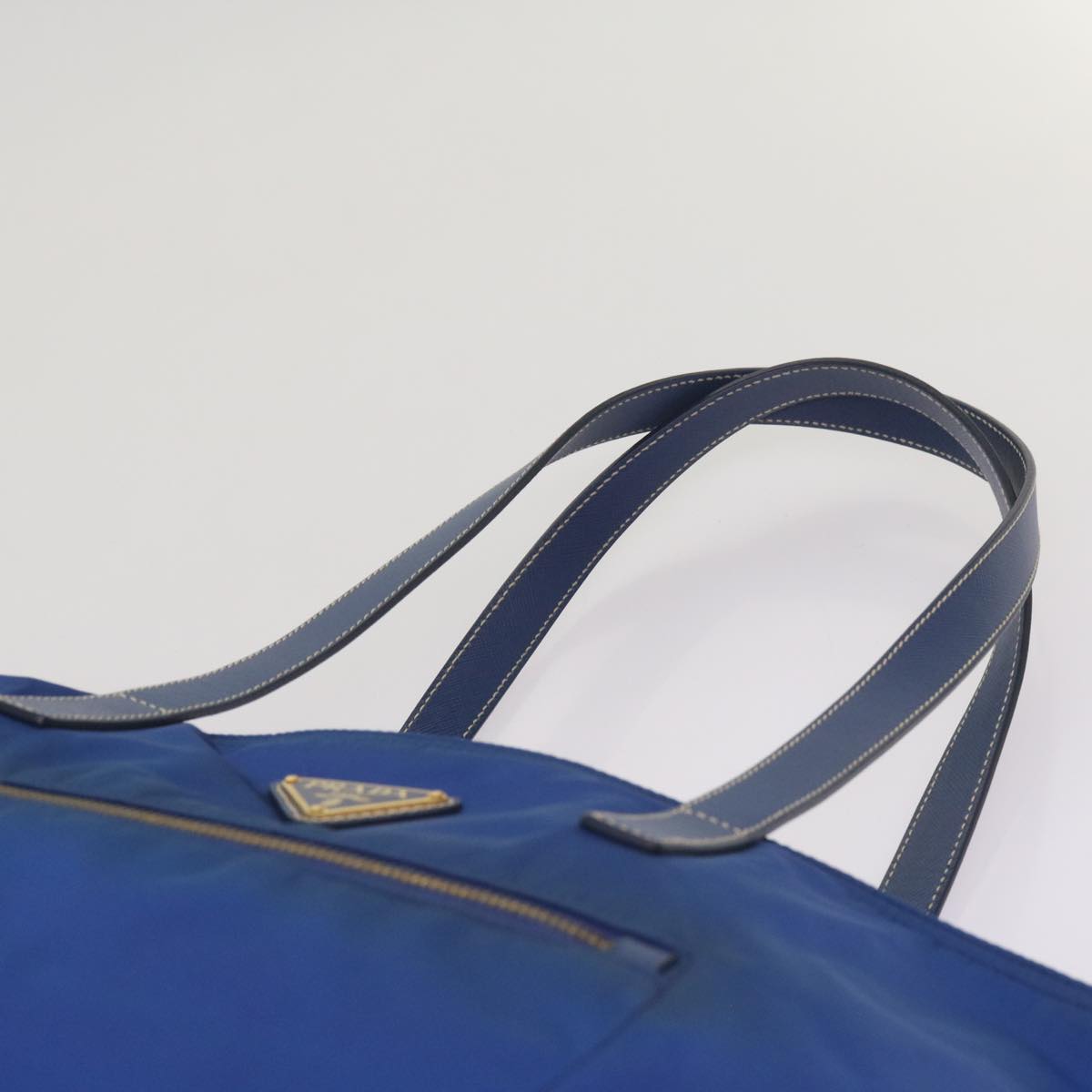 PRADA Tote Bag Nylon 2way Blue Auth 66940