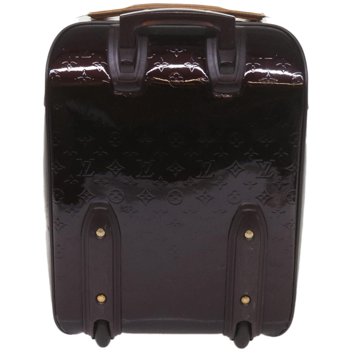 LOUIS VUITTON Monogram Vernis Pegas 45 Suitcase Amarante M91277 LV Auth 66966