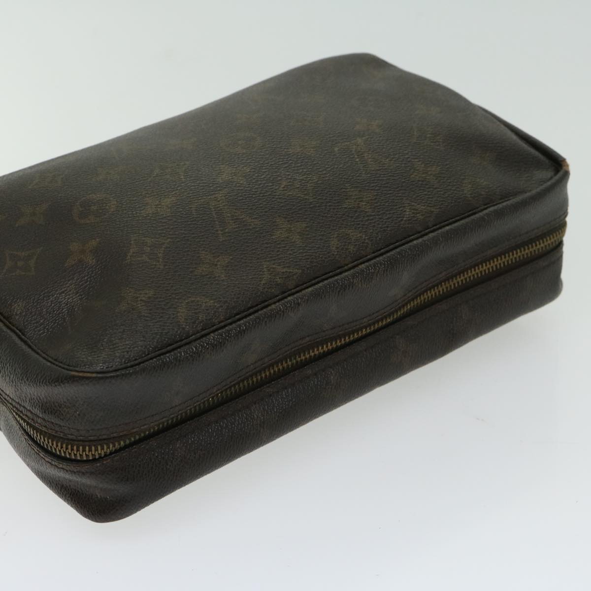 LOUIS VUITTON Monogram Trousse Toilette 28 Clutch Bag M47522 LV Auth 66969