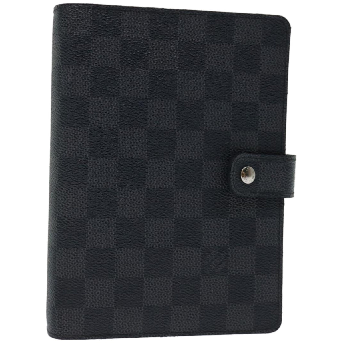 LOUIS VUITTON Damier Graphite Agenda MM Day Planner Cover R20242 LV Auth 66975