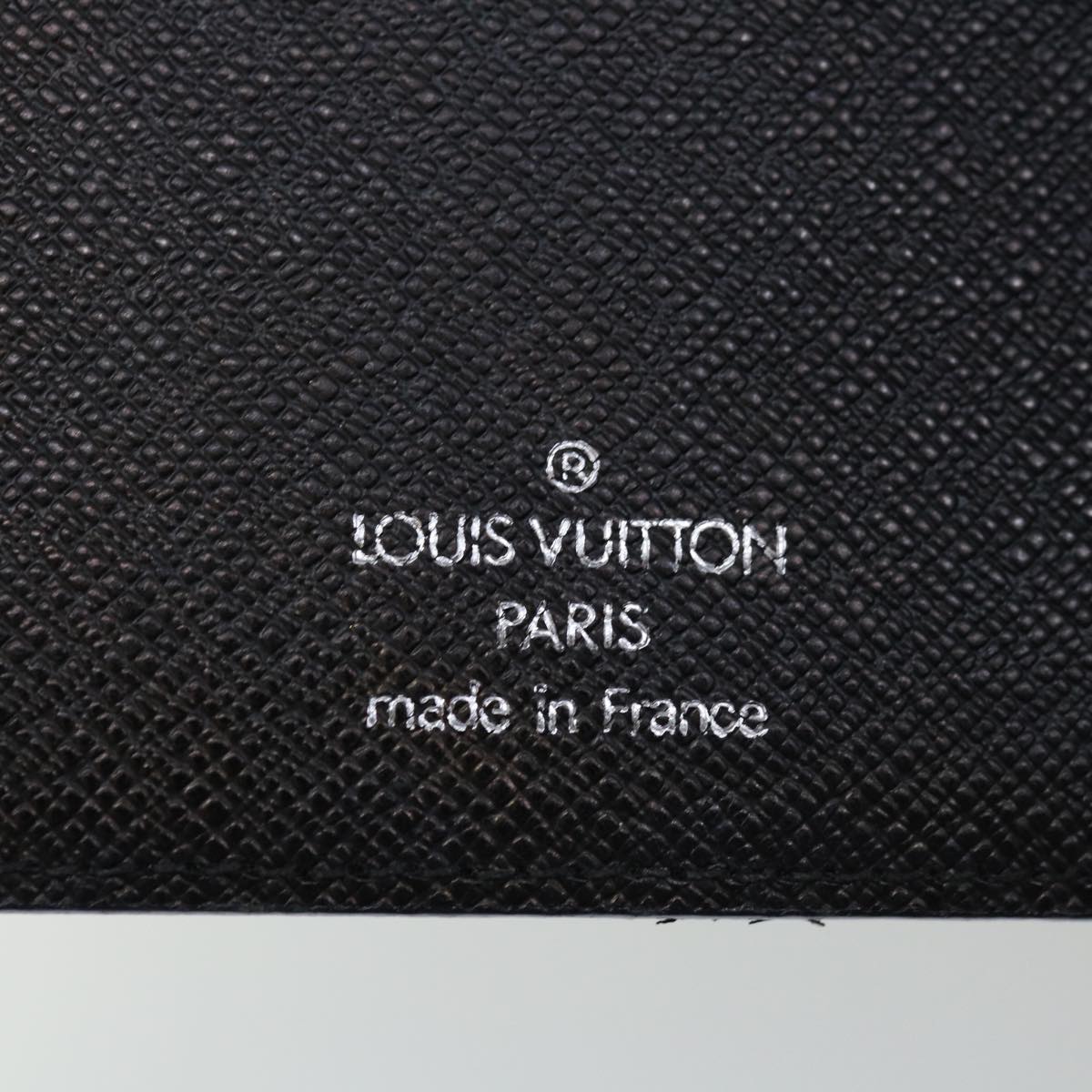 LOUIS VUITTON Damier Graphite Agenda MM Day Planner Cover R20242 LV Auth 66975