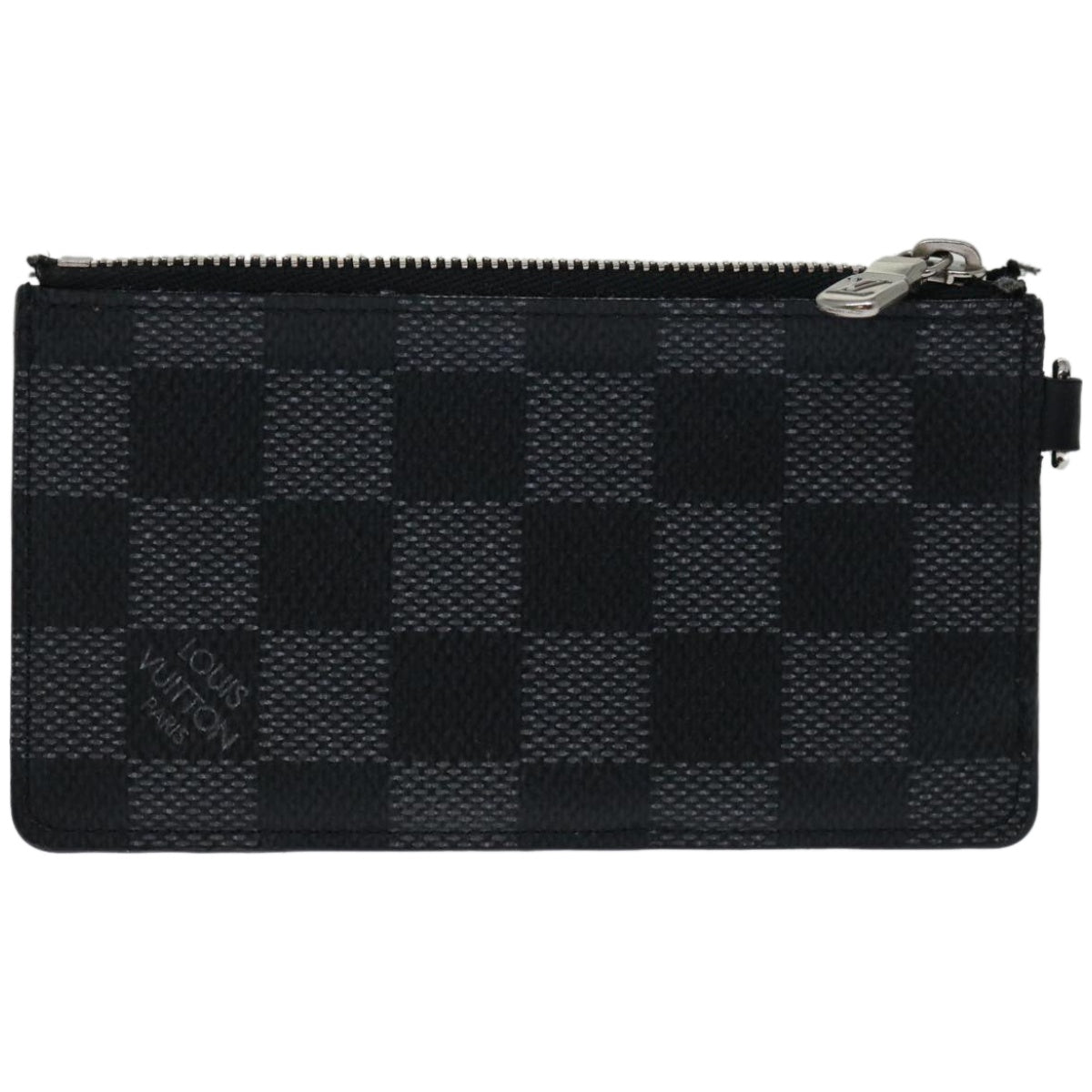 LOUIS VUITTON Damier Graphite Play Phone 8+ Card Case N60106 LV Auth 66978