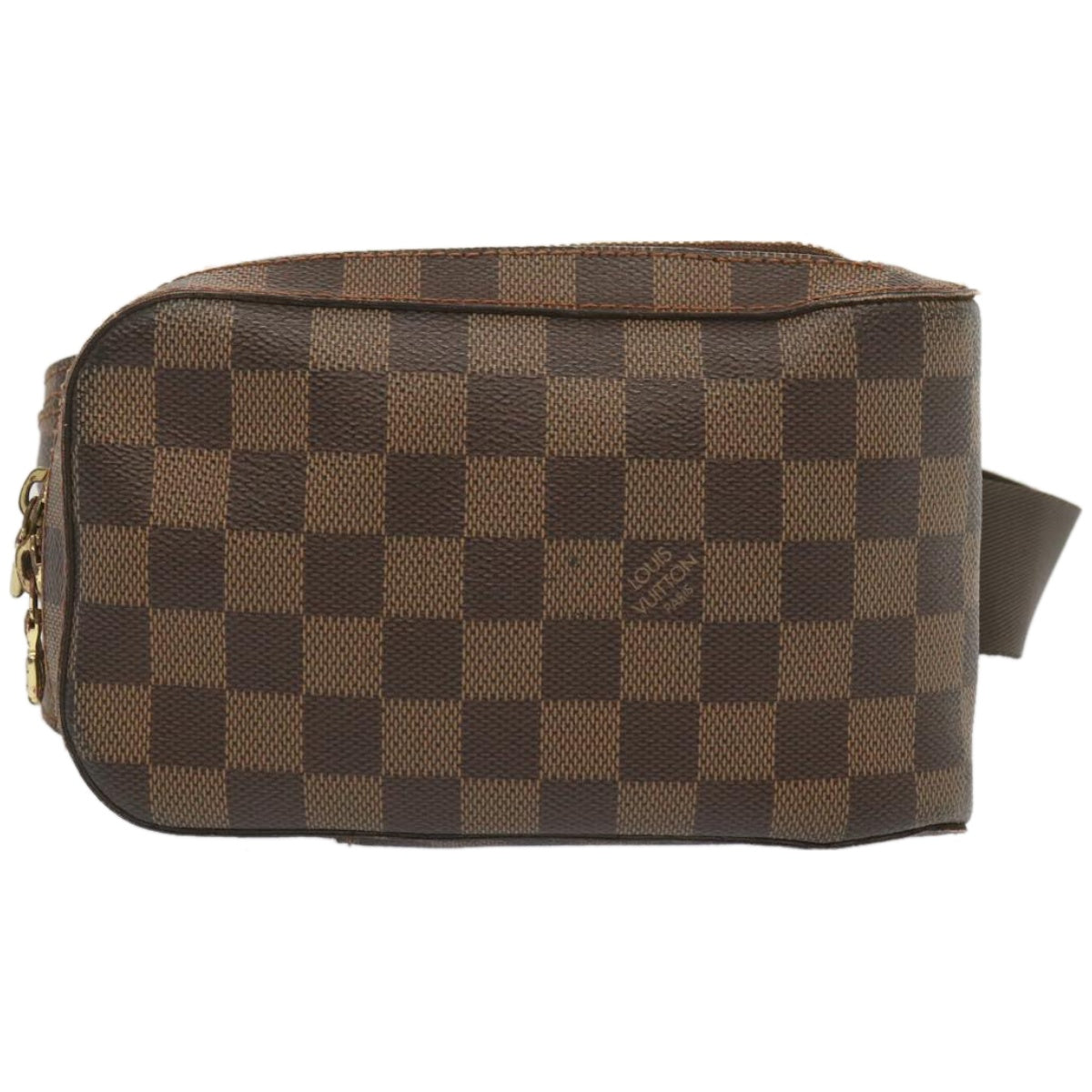 LOUIS VUITTON Damier Ebene Geronimos Shoulder Bag N51994 LV Auth 66999