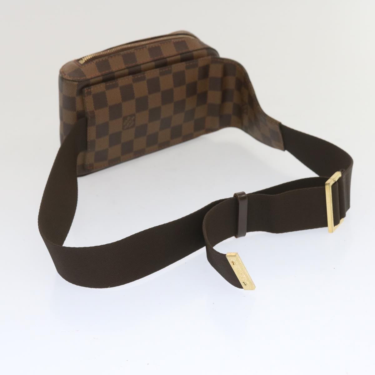 LOUIS VUITTON Damier Ebene Geronimos Shoulder Bag N51994 LV Auth 66999