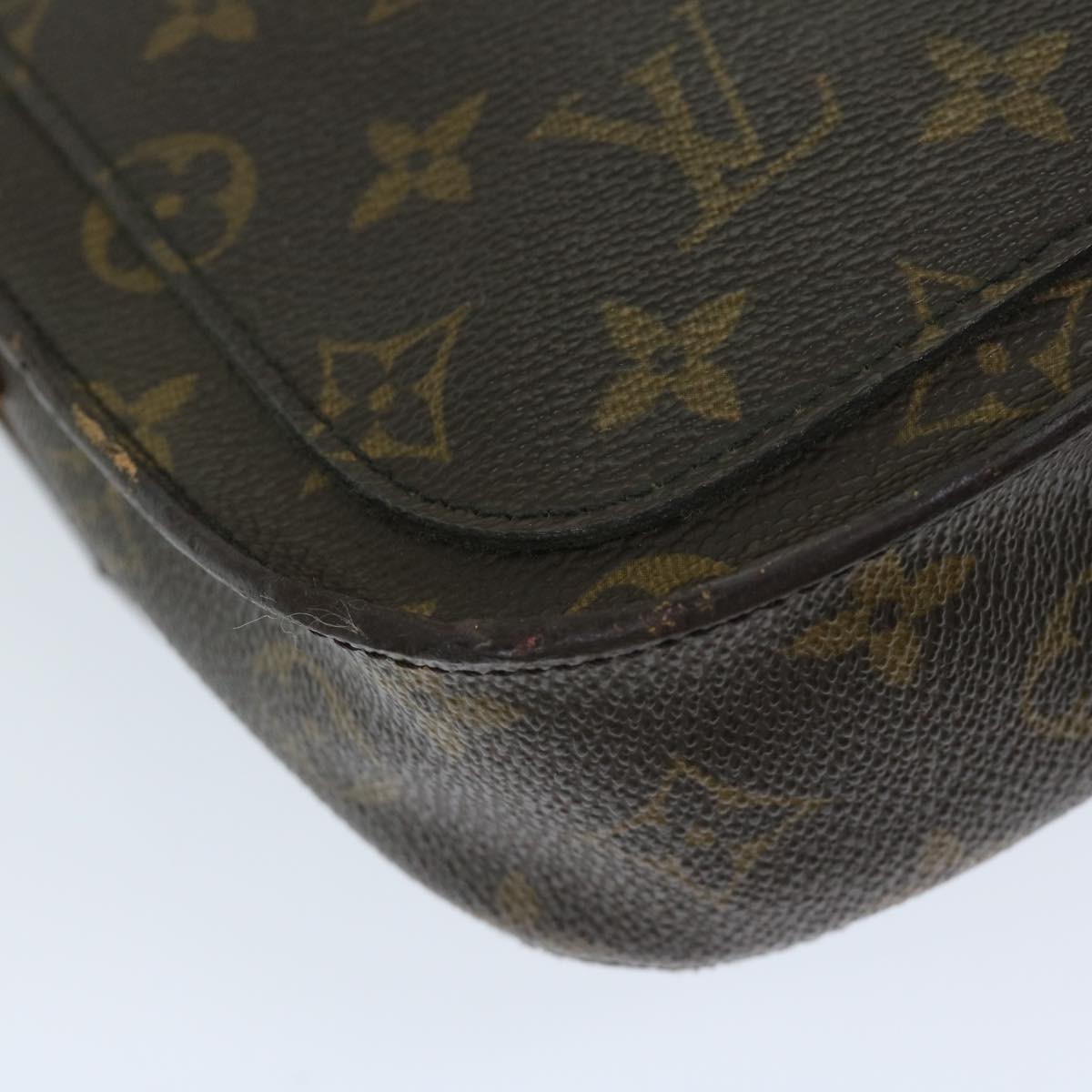 LOUIS VUITTON Monogram Saint Cloud MM Shoulder Bag M51243 LV Auth 67001