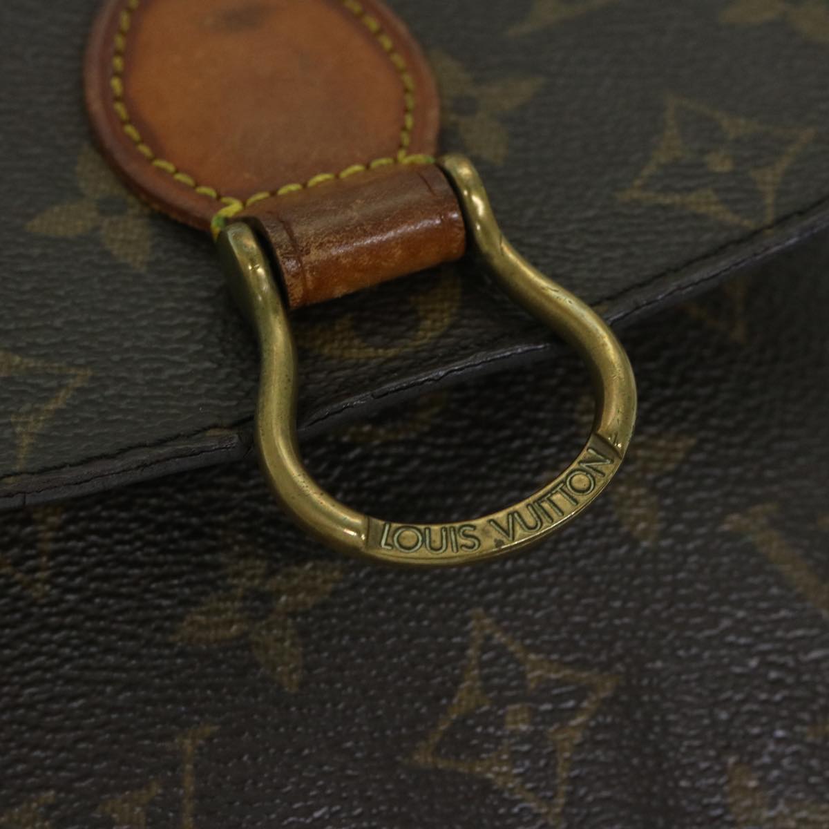 LOUIS VUITTON Monogram Saint Cloud MM Shoulder Bag M51243 LV Auth 67001