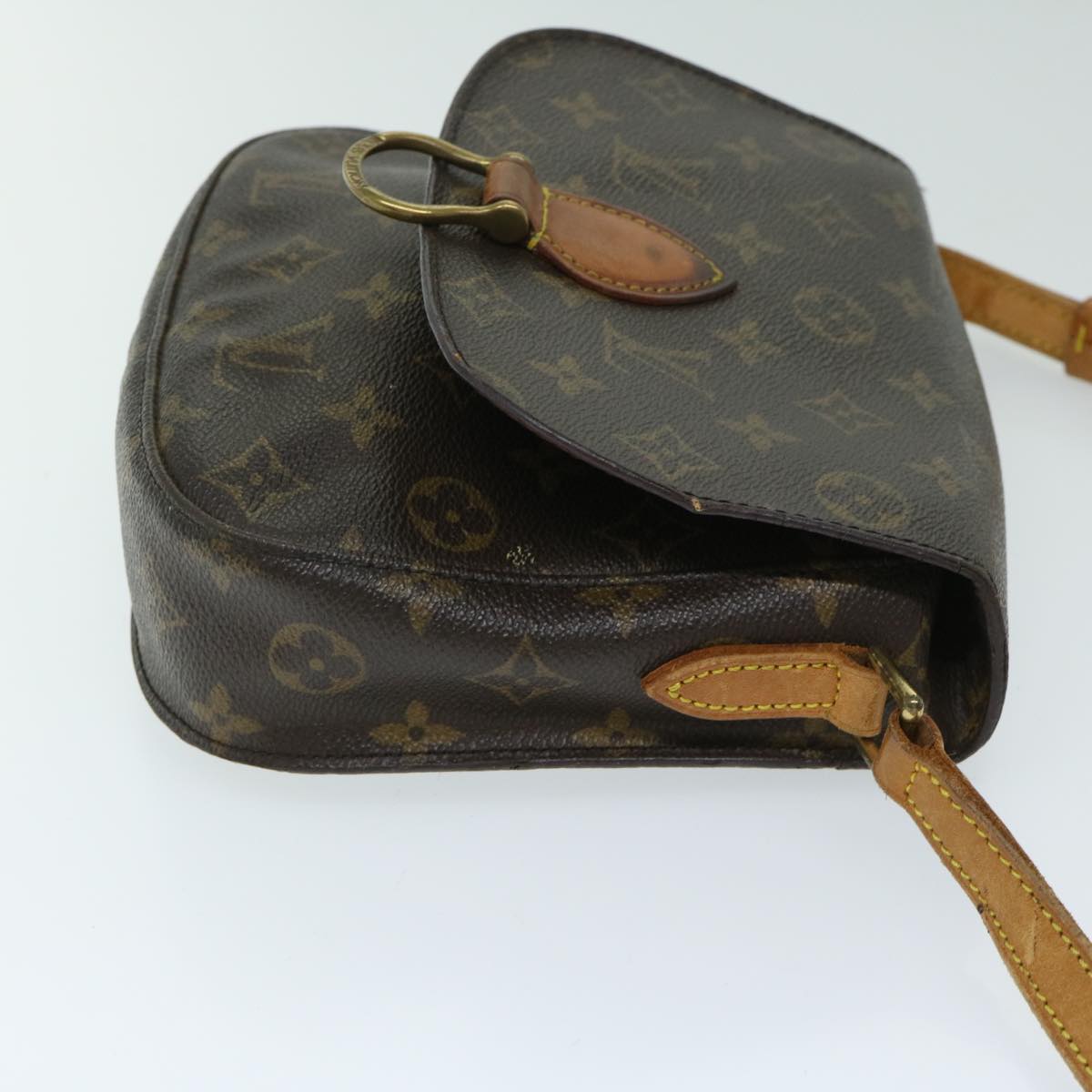 LOUIS VUITTON Monogram Saint Cloud MM Shoulder Bag M51243 LV Auth 67001