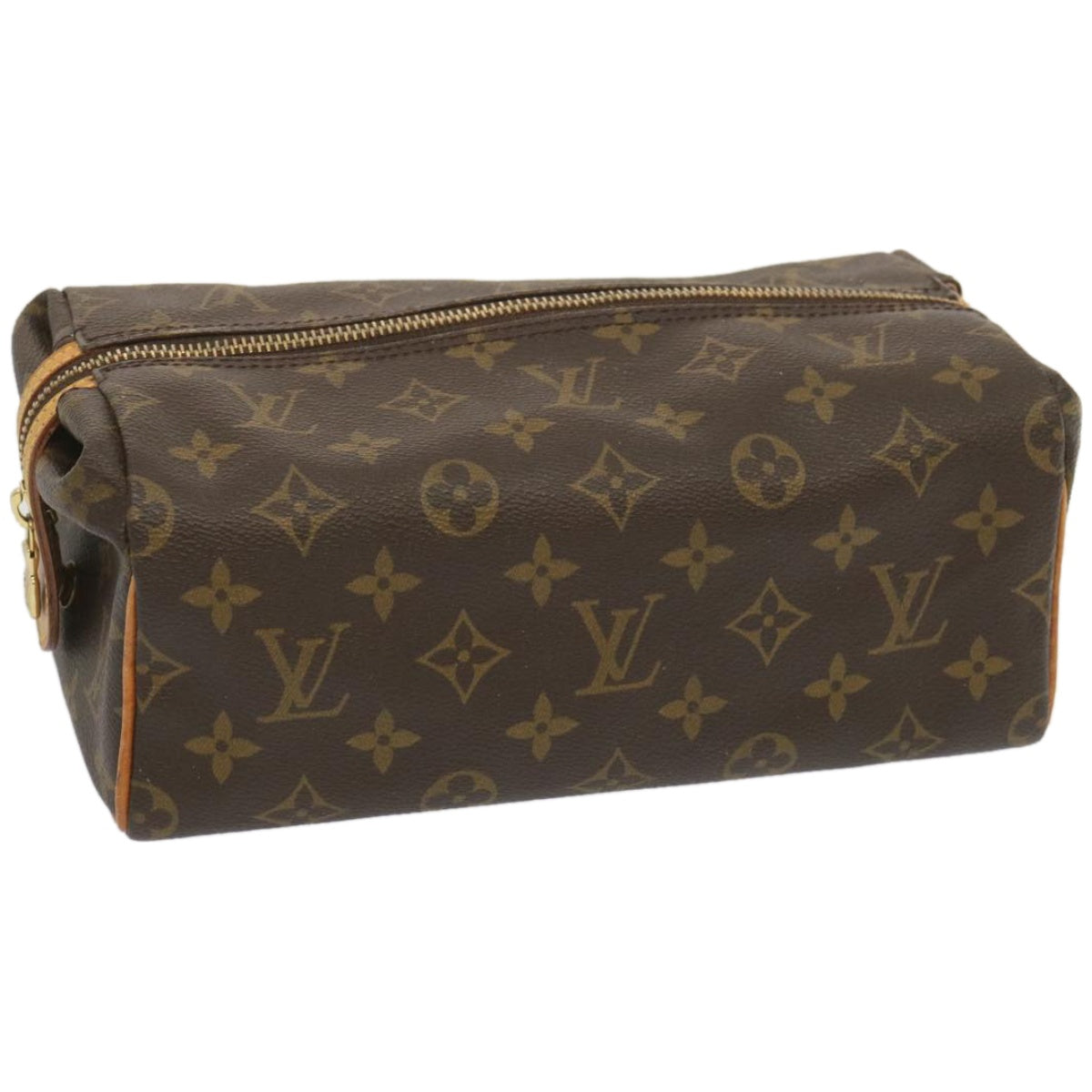 LOUIS VUITTON Monogram Trousse Patte Pression Pouch M47636 LV Auth 67002