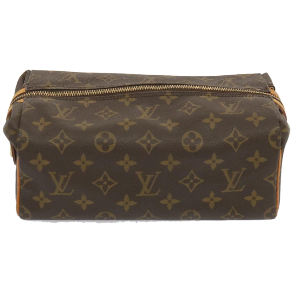 LOUIS VUITTON Monogram Trousse Patte Pression Pouch M47636 LV Auth 67002