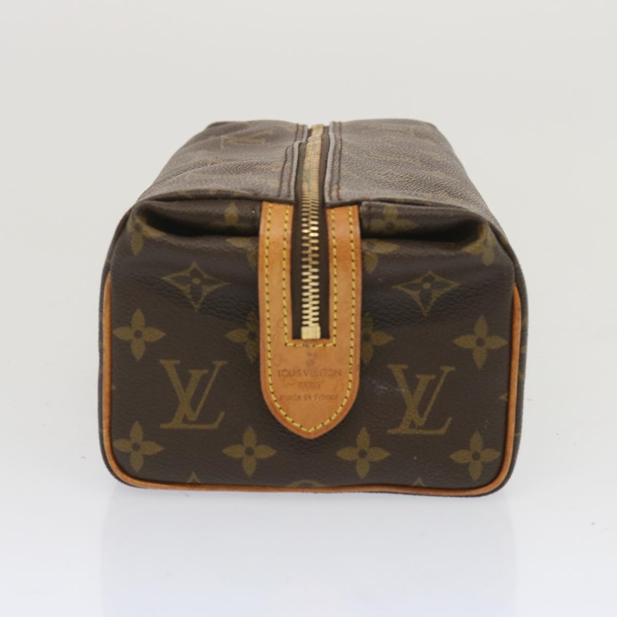 LOUIS VUITTON Monogram Trousse Patte Pression Pouch M47636 LV Auth 67002