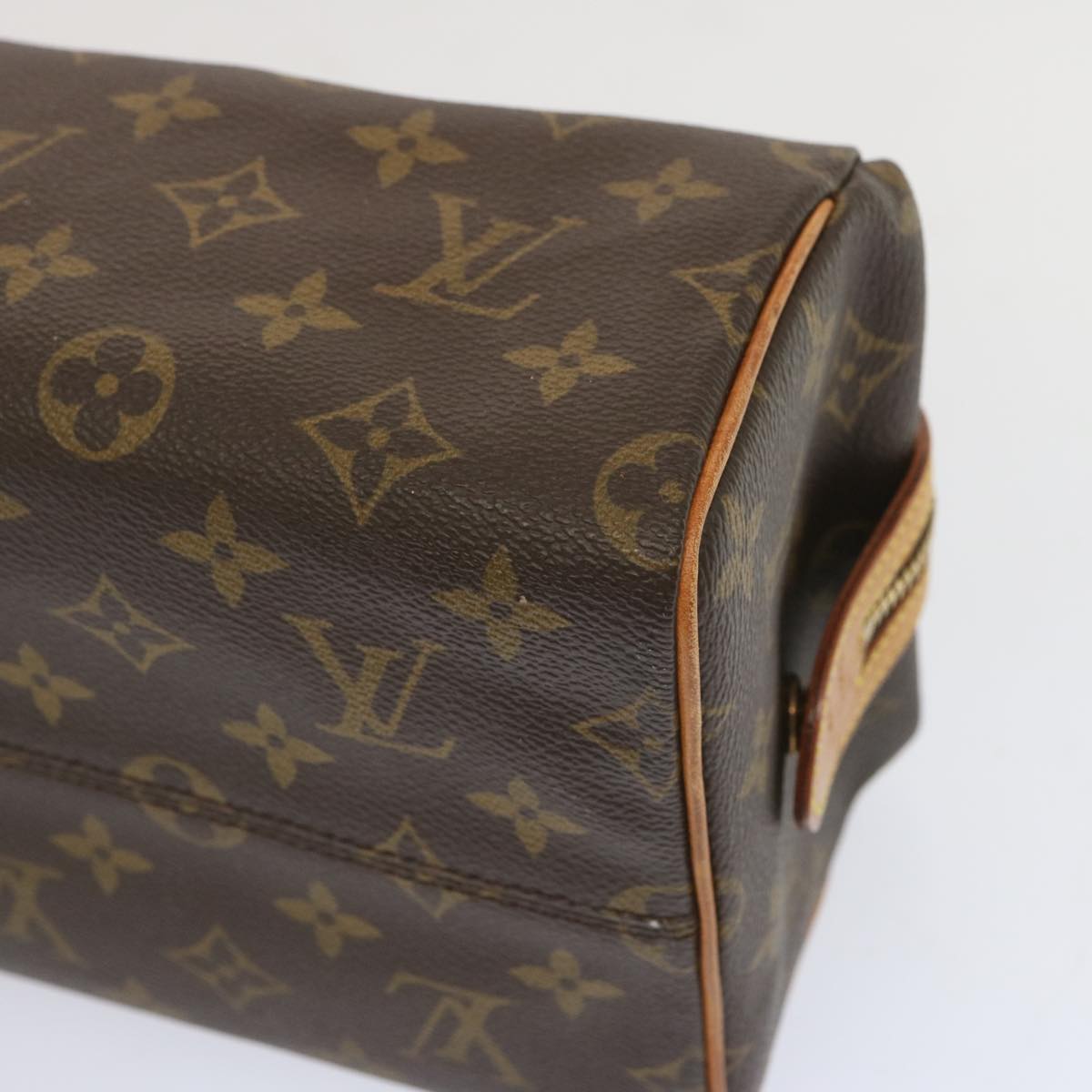 LOUIS VUITTON Monogram Trousse Patte Pression Pouch M47636 LV Auth 67002